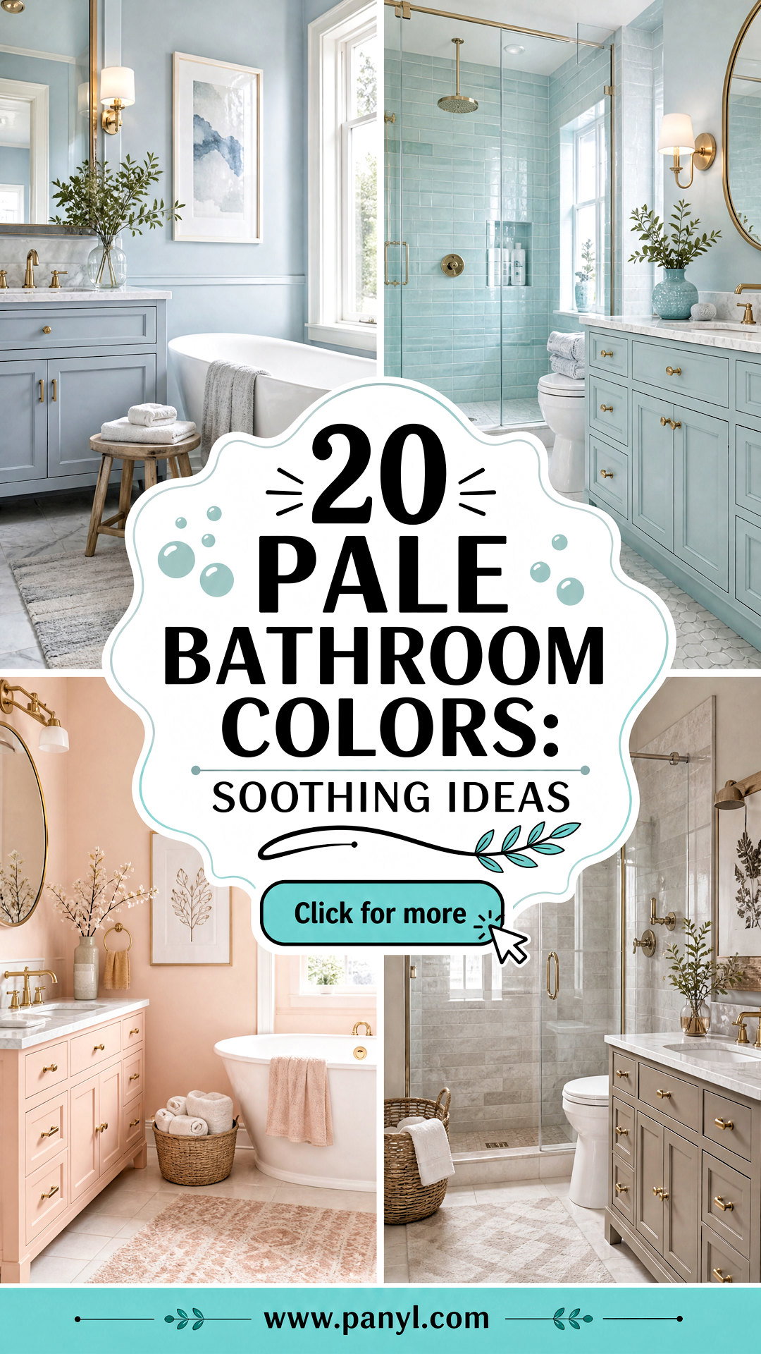 20 Pale Bathroom Colors Soothing Ideas for Spa-Like Spaces - 20 Pale Bathroom Colors: Soothing Ideas for Spa-Like Spaces