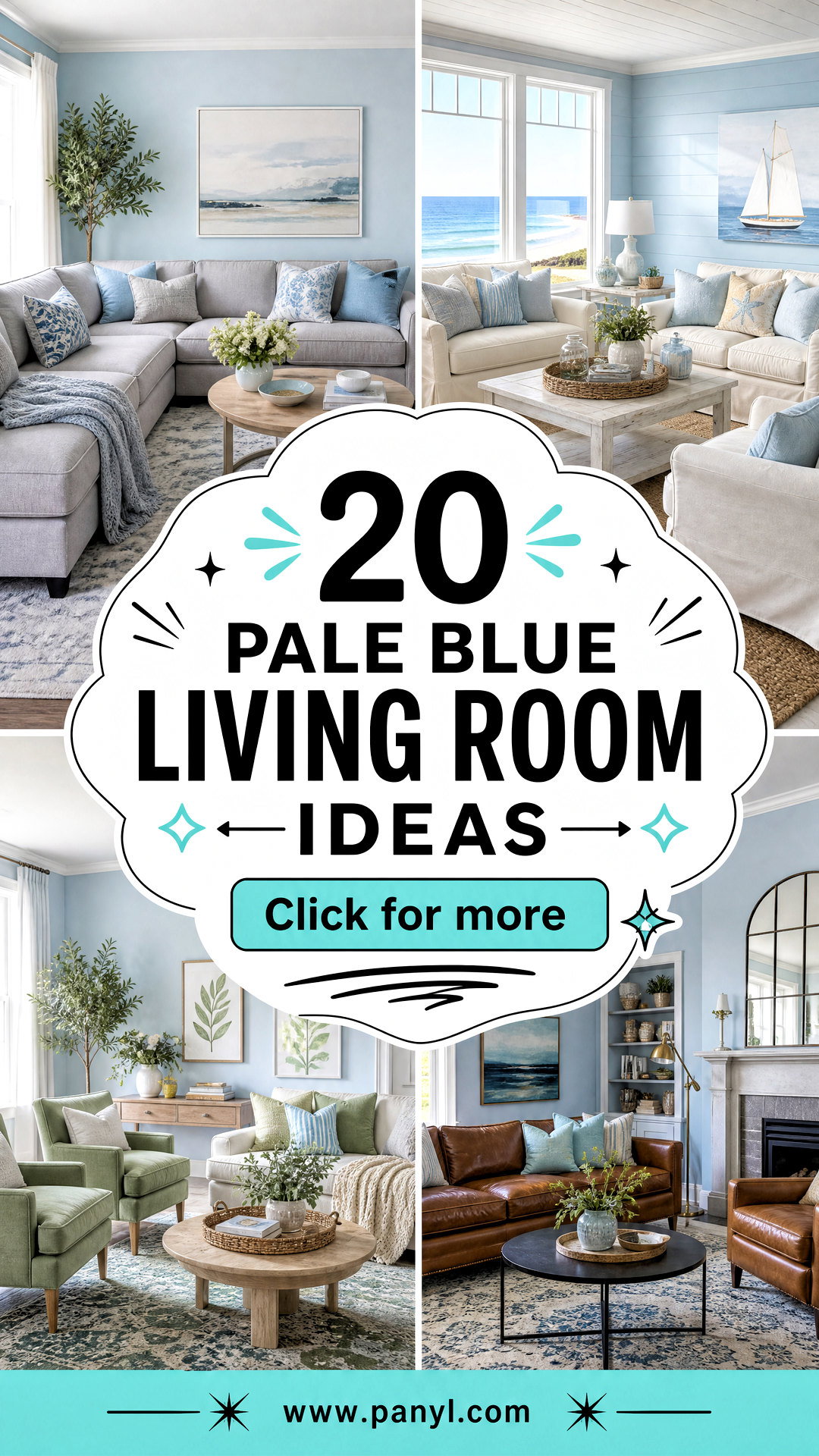 20 Pale Blue Living Room Ideas for a Calm Coastal Refresh - 20 Pale Blue Living Room Ideas for a Calm Coastal Refresh