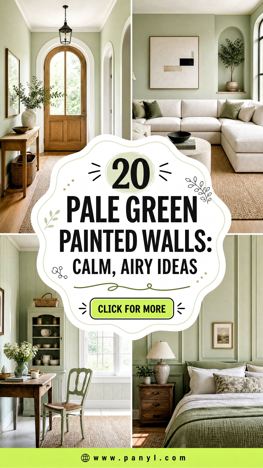 20 Pale Green Painted Walls Calm Airy Ideas for Any Room - 20 Pale Green Painted Walls: Calm, Airy Ideas for Any Room