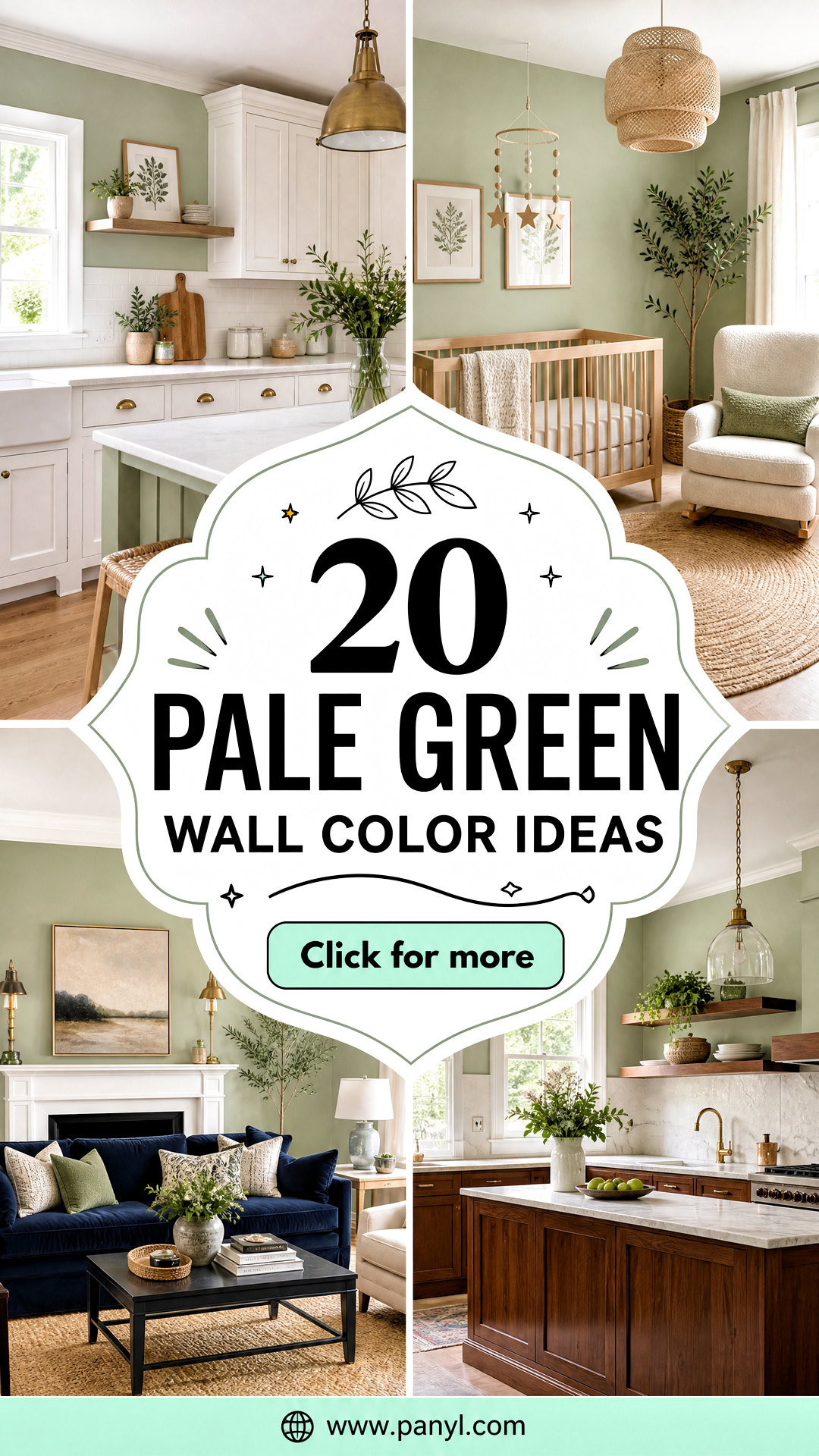 20 Pale Green Wall Color Ideas Fresh Designer-Inspired Rooms - 20 Pale Green Wall Color Ideas: Fresh Designer-Inspired Rooms