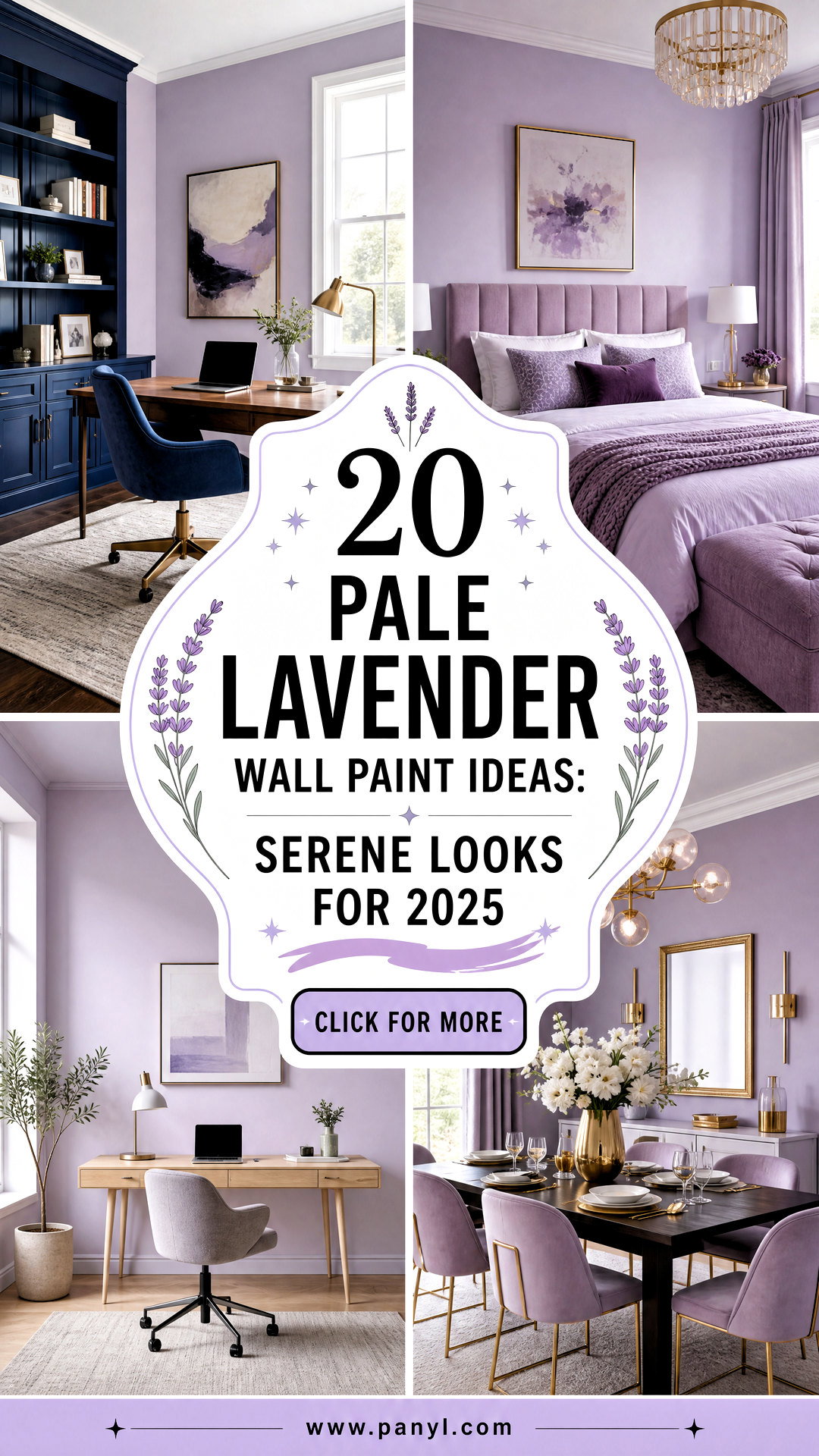 20 Pale Lavender Wall Paint Ideas Serene Looks for 2025 - 20 Pale Lavender Wall Paint Ideas: Serene Looks for 2025
