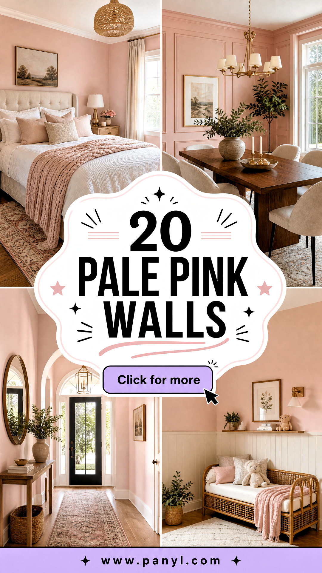 20 Pale Pink Walls for a Soft Sophisticated Room Makeover - 20 Pale Pink Walls for a Soft, Sophisticated Room Makeover