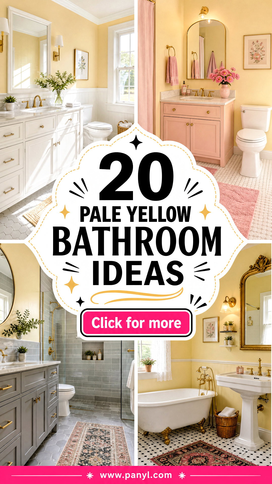20 Pale Yellow Bathroom Ideas for a Fresh Sunny Refresh - 20 Pale Yellow Bathroom Ideas for a Fresh, Sunny Refresh