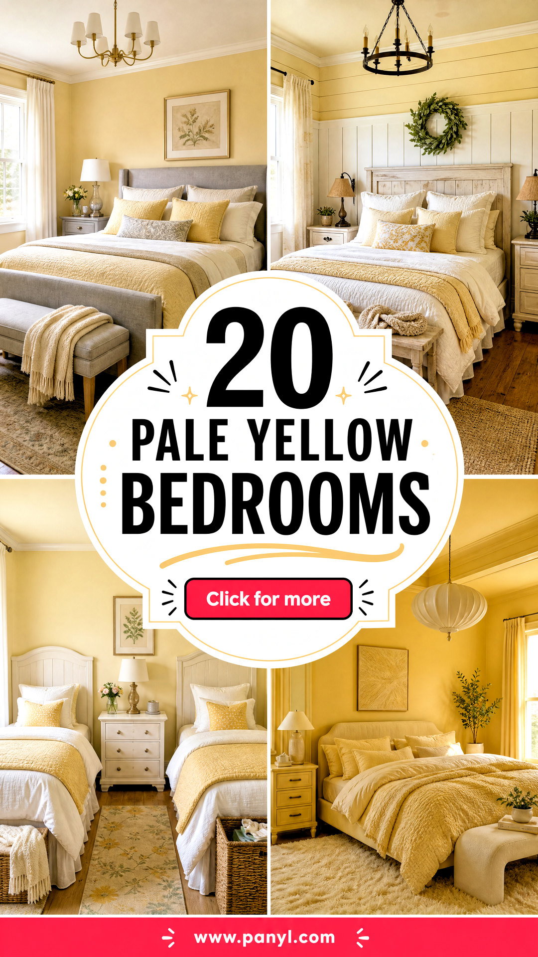 20 Pale Yellow Bedrooms for a Cozy Dreamy Sunlit Retreat - 20 Pale Yellow Bedrooms for a Cozy, Dreamy Sunlit Retreat