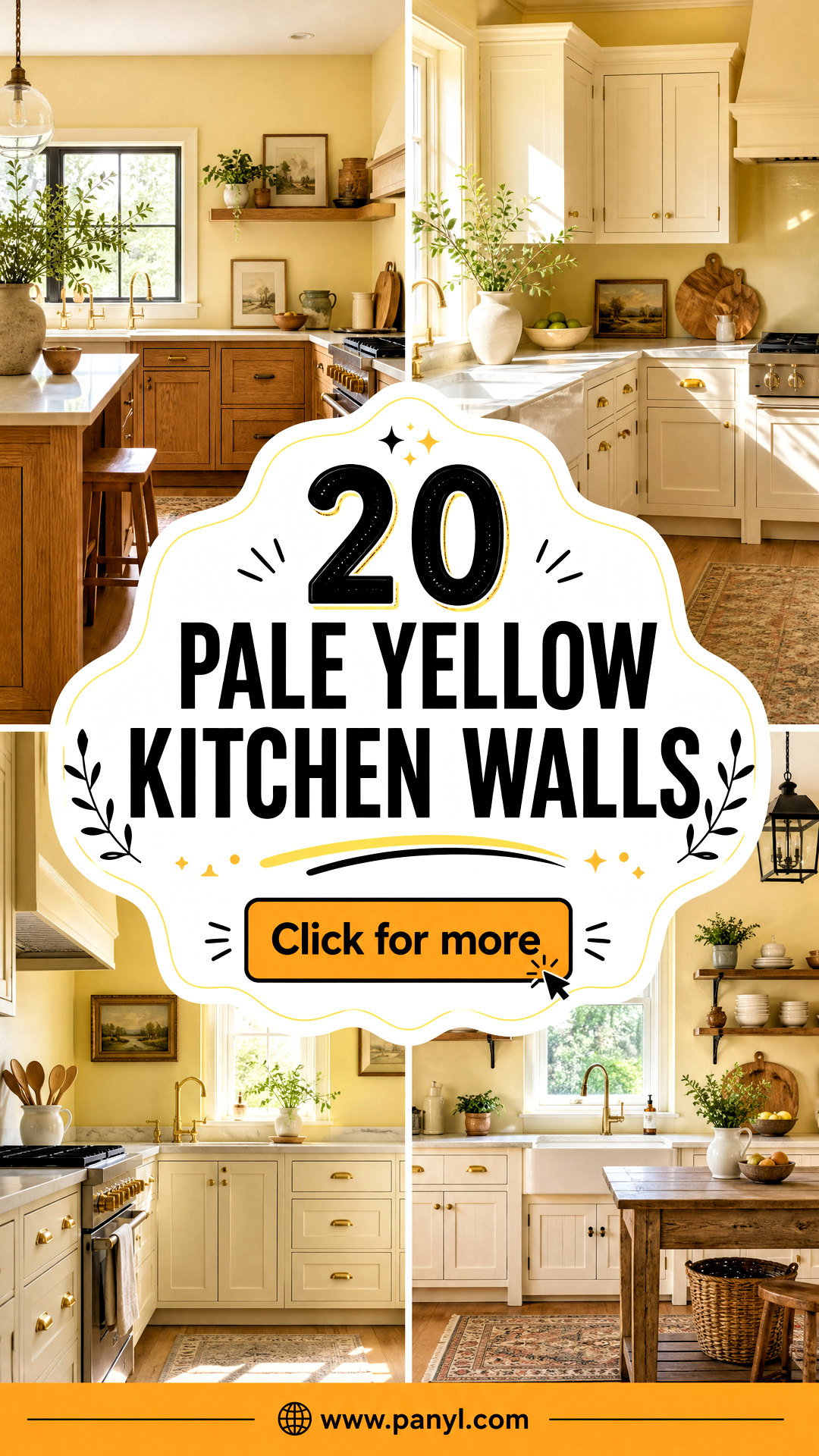20 Pale Yellow Kitchen Walls for a Bright Welcoming Look - 20 Pale Yellow Kitchen Walls for a Bright, Welcoming Look