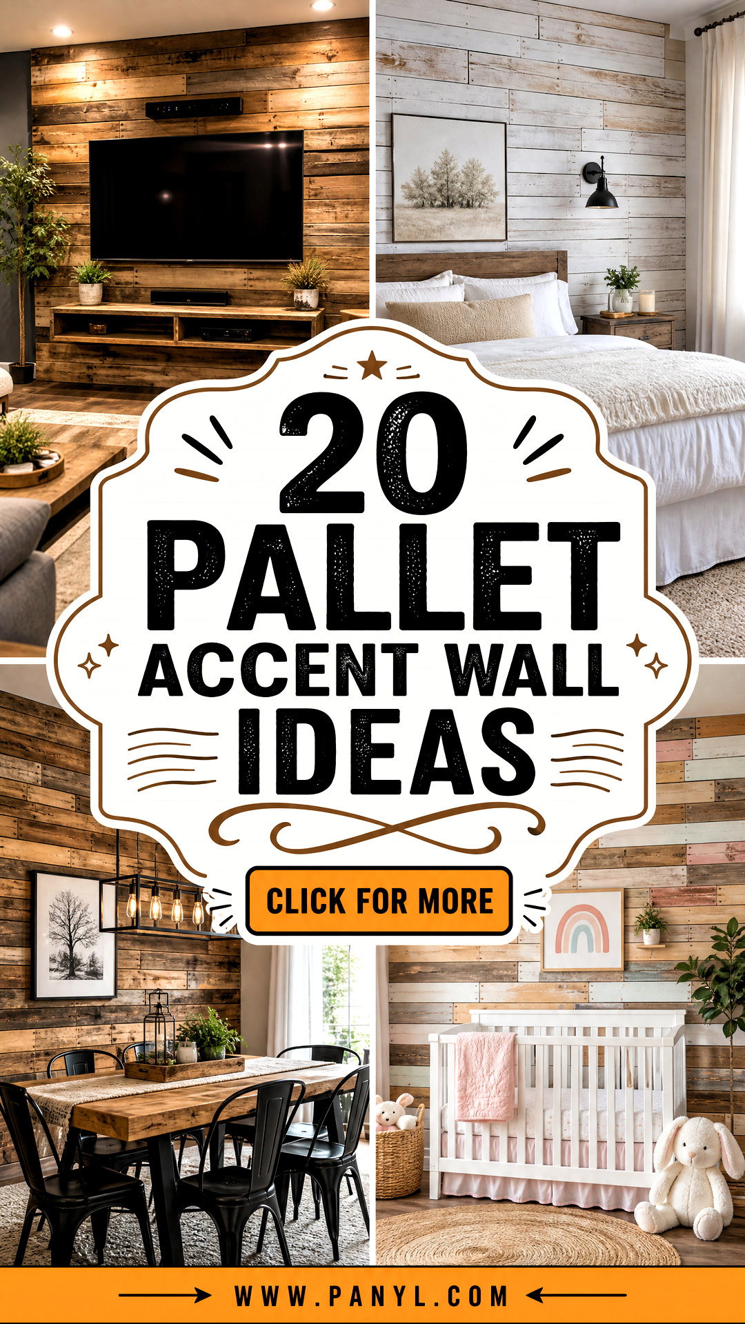 20 Pallet Accent Wall Ideas for Rustic Budget-Friendly Style - 20 Pallet Accent Wall Ideas for Rustic, Budget-Friendly Style
