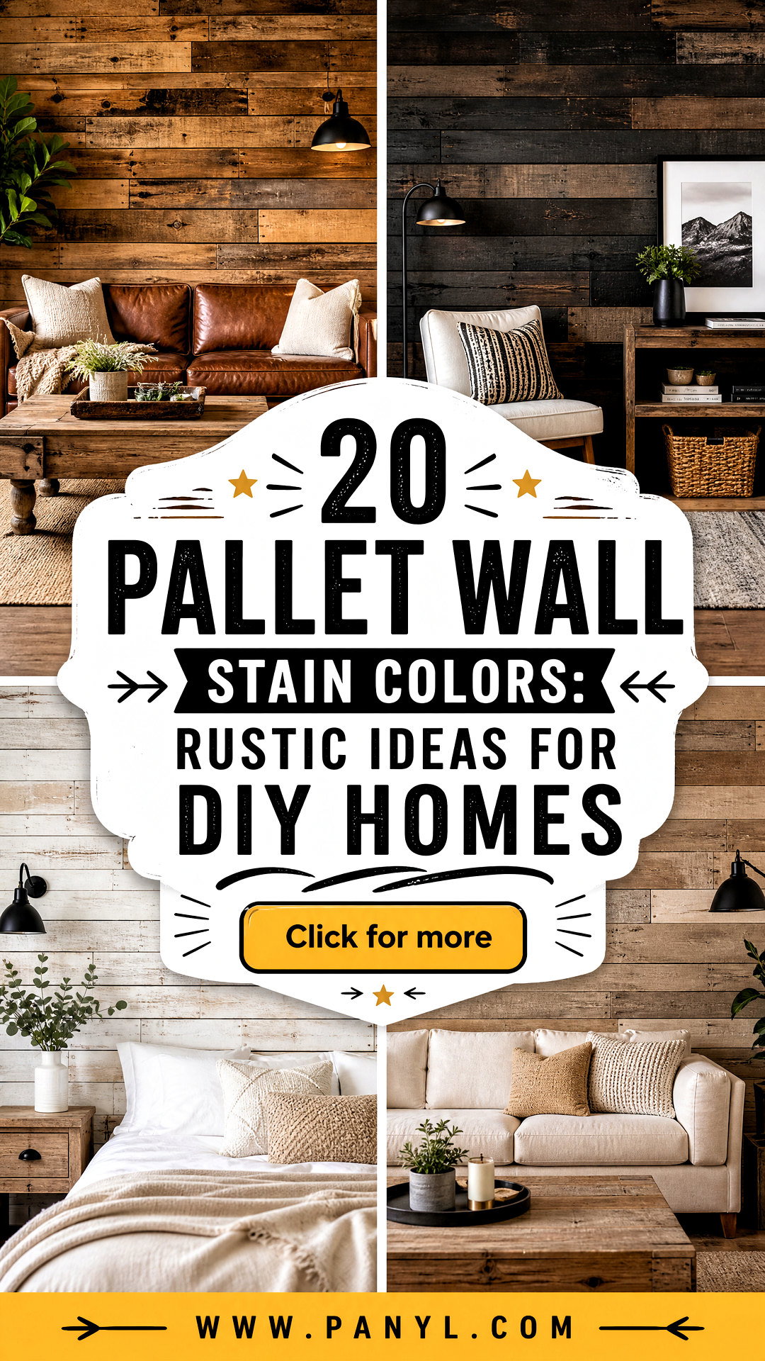20 Pallet Wall Stain Colors Rustic Ideas for DIY Homes - 20 Pallet Wall Stain Colors: Rustic Ideas for DIY Homes