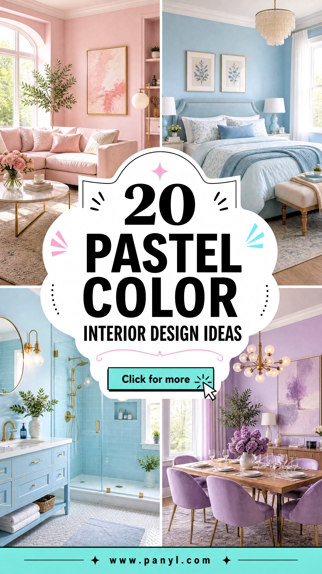 20 Pastel Color Interior Design Ideas for a Serene Home - 20 Pastel Color Interior Design Ideas for a Serene Home