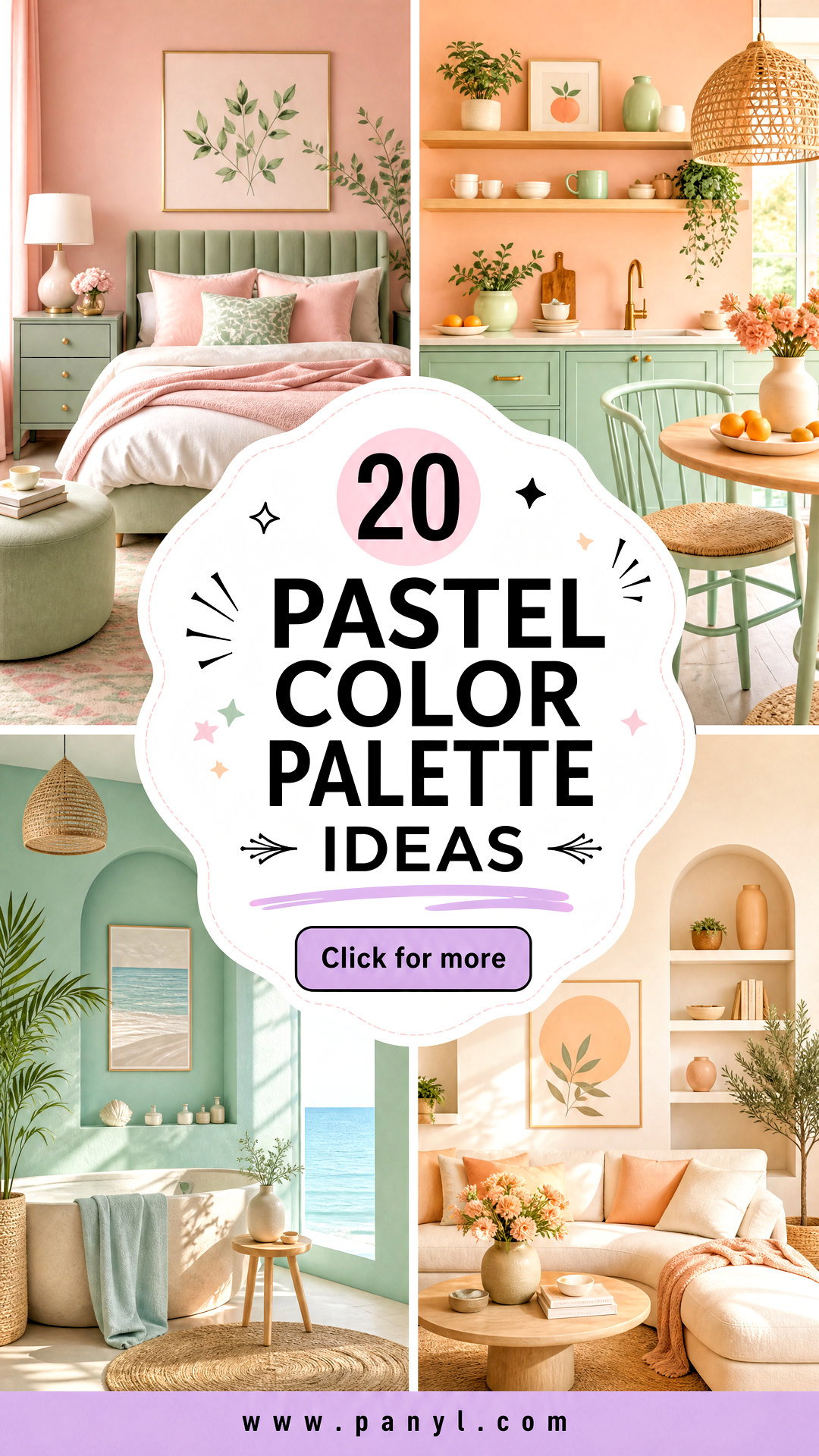 20 Pastel Color Palette Ideas for Soft Cohesive Rooms - 20 Pastel Color Palette Ideas for Soft, Cohesive Rooms