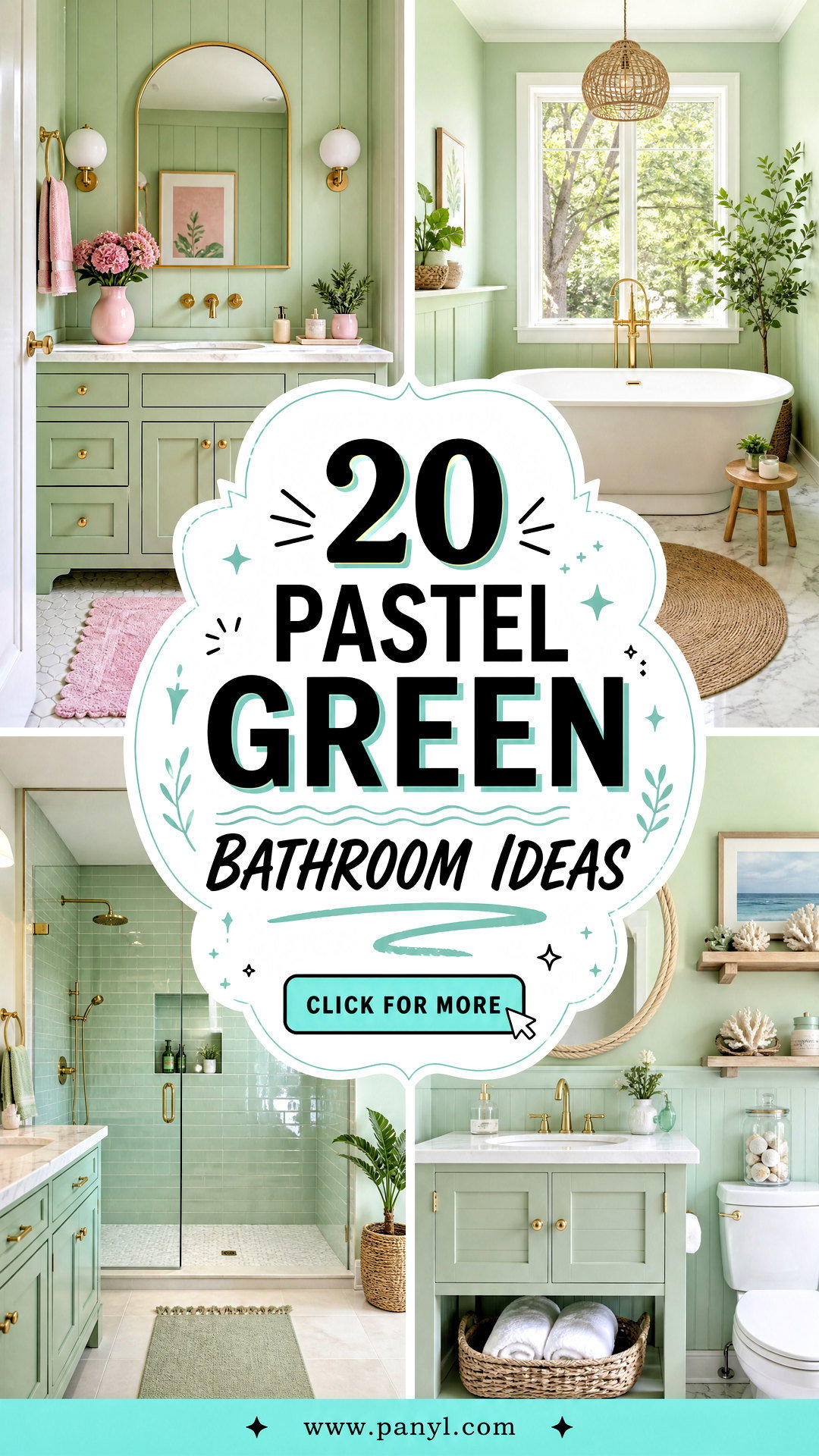 20 Pastel Green Bathroom Ideas for a Fresh Serene Space - 20 Pastel Green Bathroom Ideas for a Fresh, Serene Space