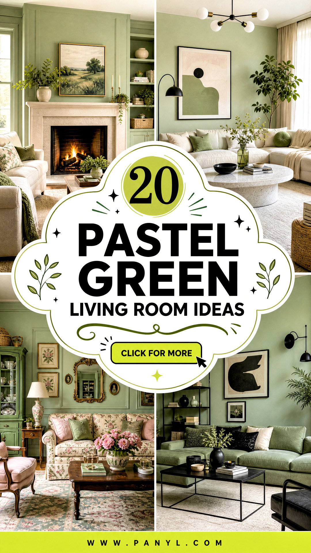 20 Pastel Green Living Room Ideas for a Serene Refresh - 20 Pastel Green Living Room Ideas for a Serene Refresh