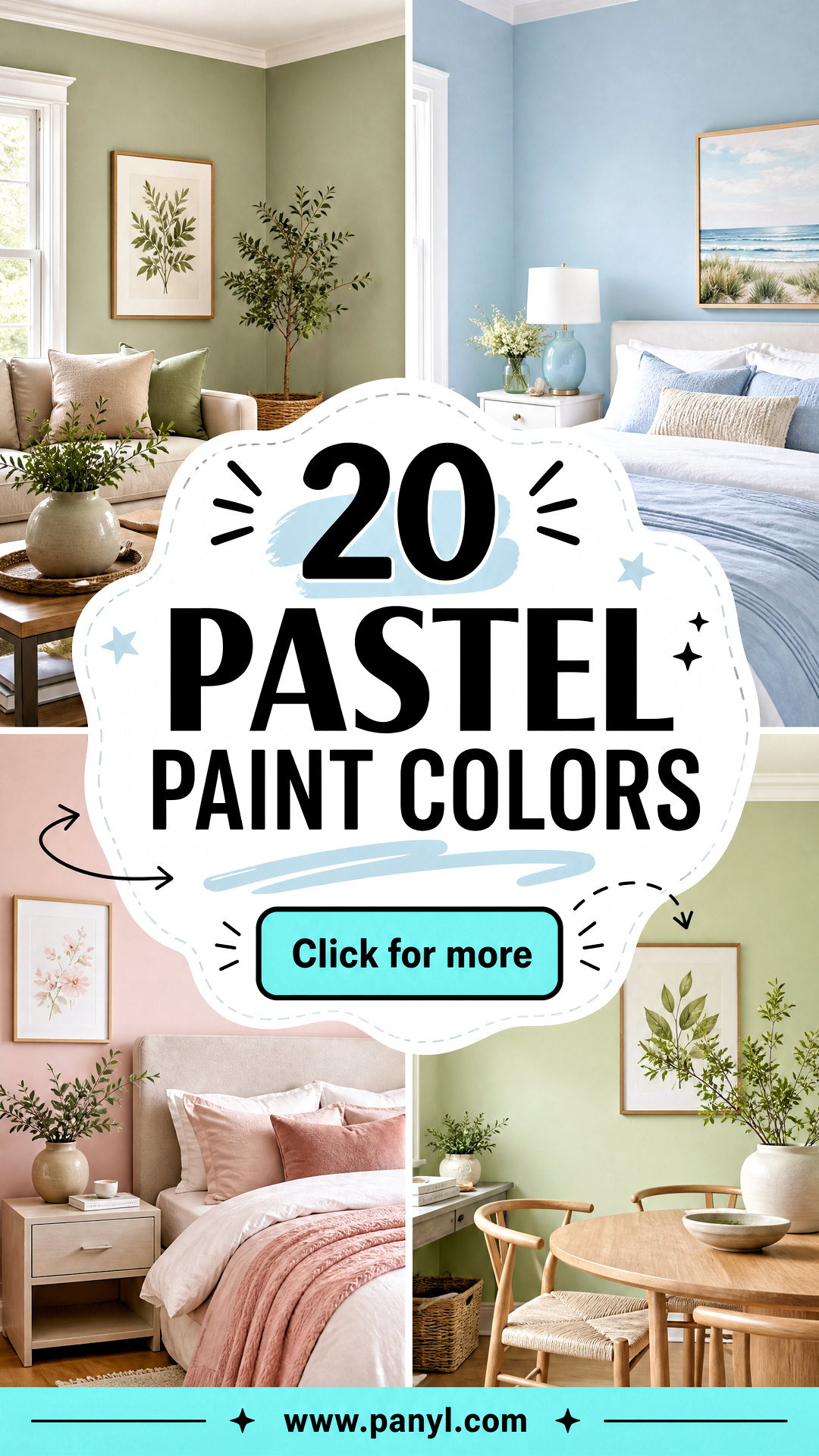 20 Pastel Paint Colors for a Soft Stylish Home Refresh - 20 Pastel Paint Colors for a Soft, Stylish Home Refresh