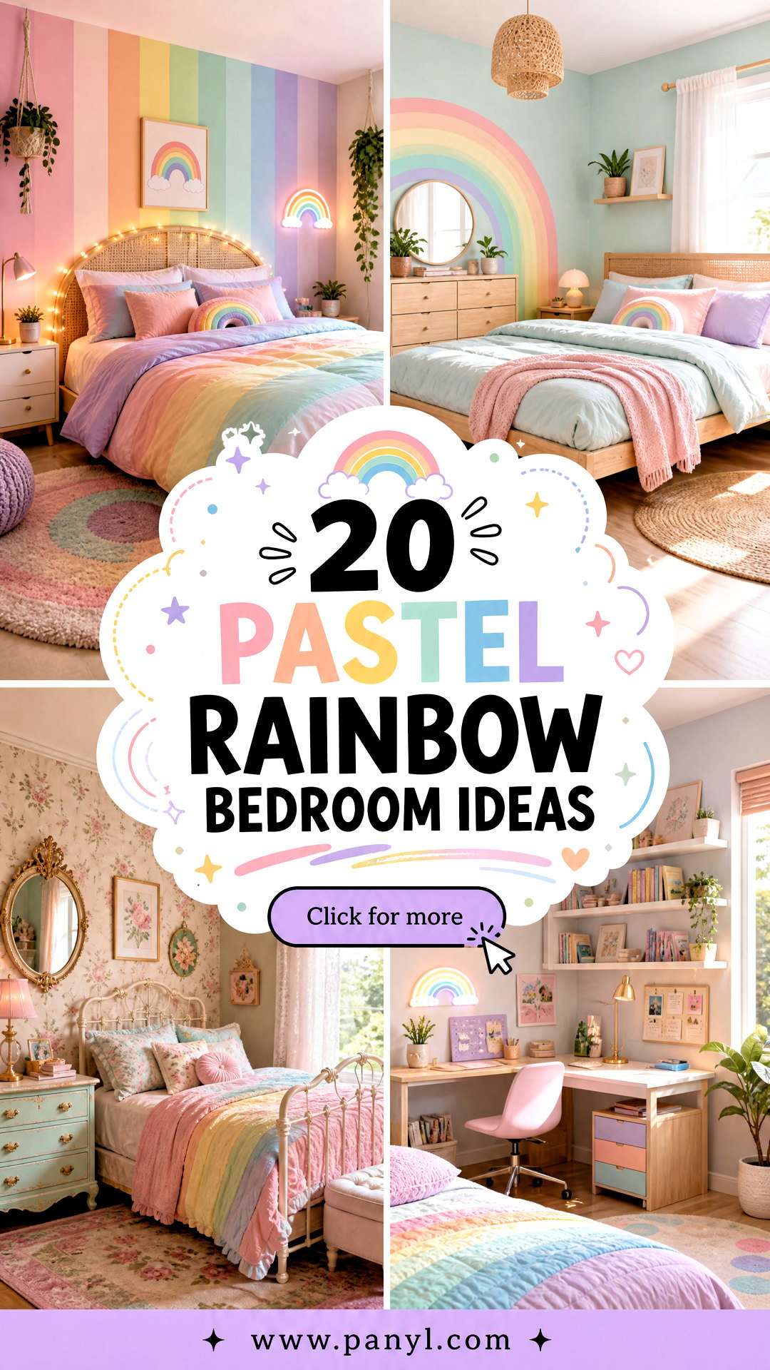 20 Pastel Rainbow Bedroom Ideas for a Dreamy Joyful Retreat - 20 Pastel Rainbow Bedroom Ideas for a Dreamy, Joyful Retreat
