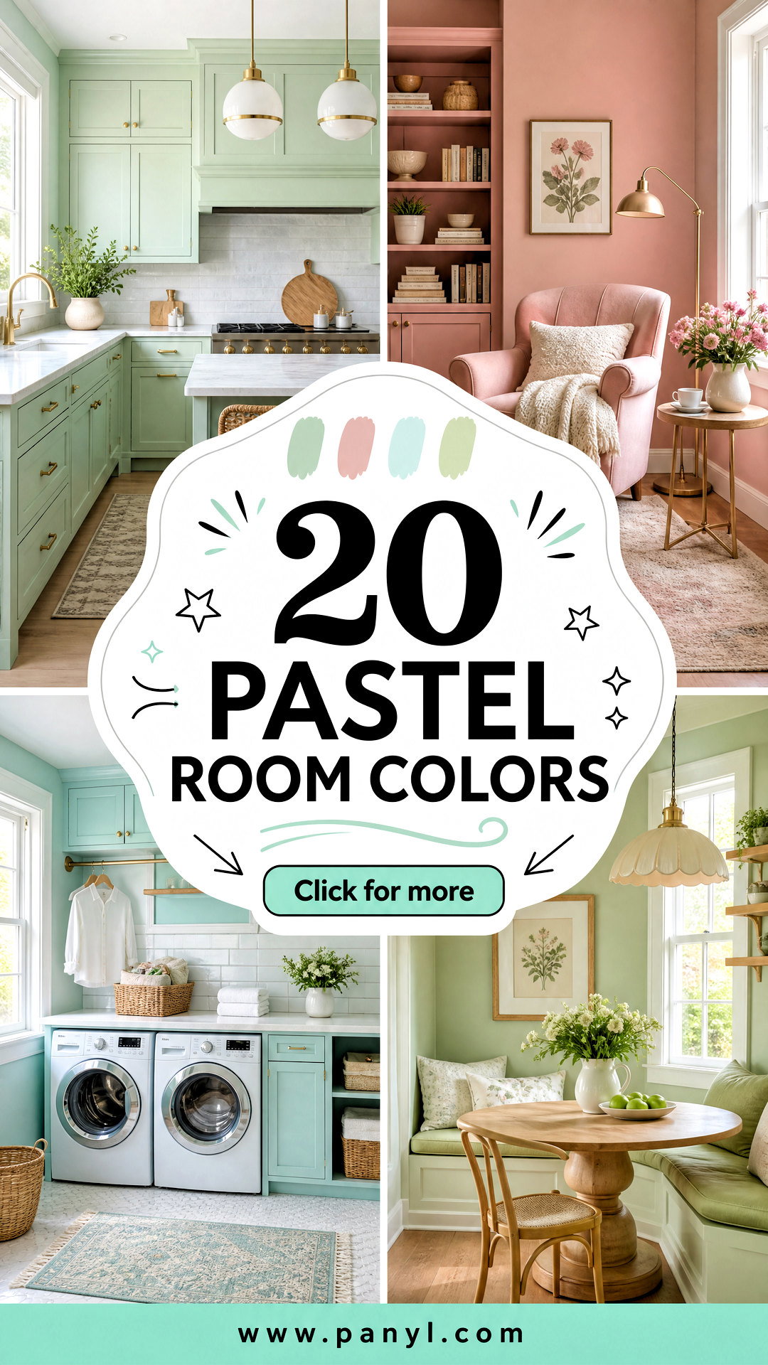 20 Pastel Room Colors for a Calm Fresh Home Makeover - 20 Pastel Room Colors for a Calm, Fresh Home Makeover