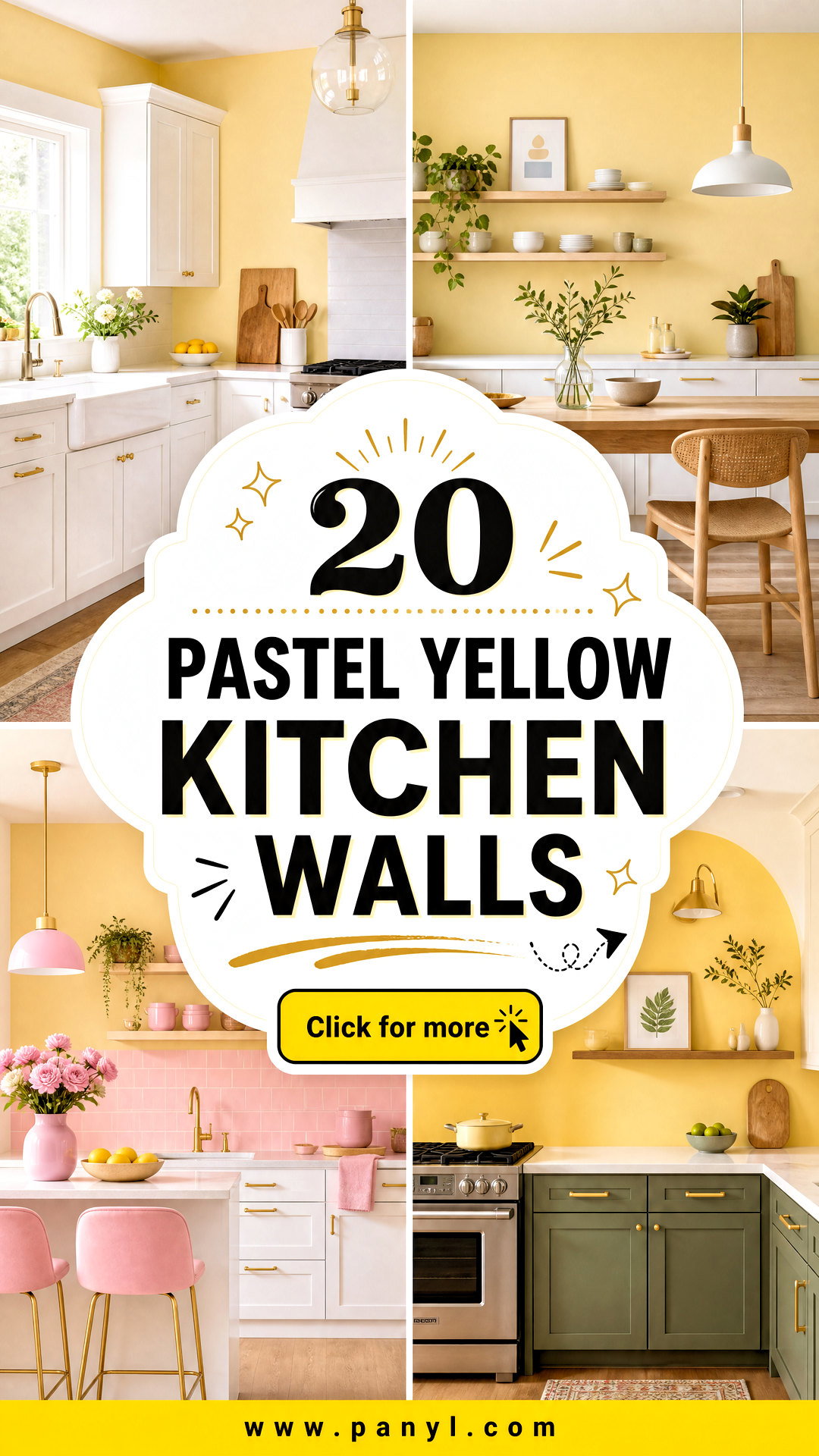 20 Pastel Yellow Kitchen Walls for a Warm Airy Makeover - 20 Pastel Yellow Kitchen Walls for a Warm, Airy Makeover