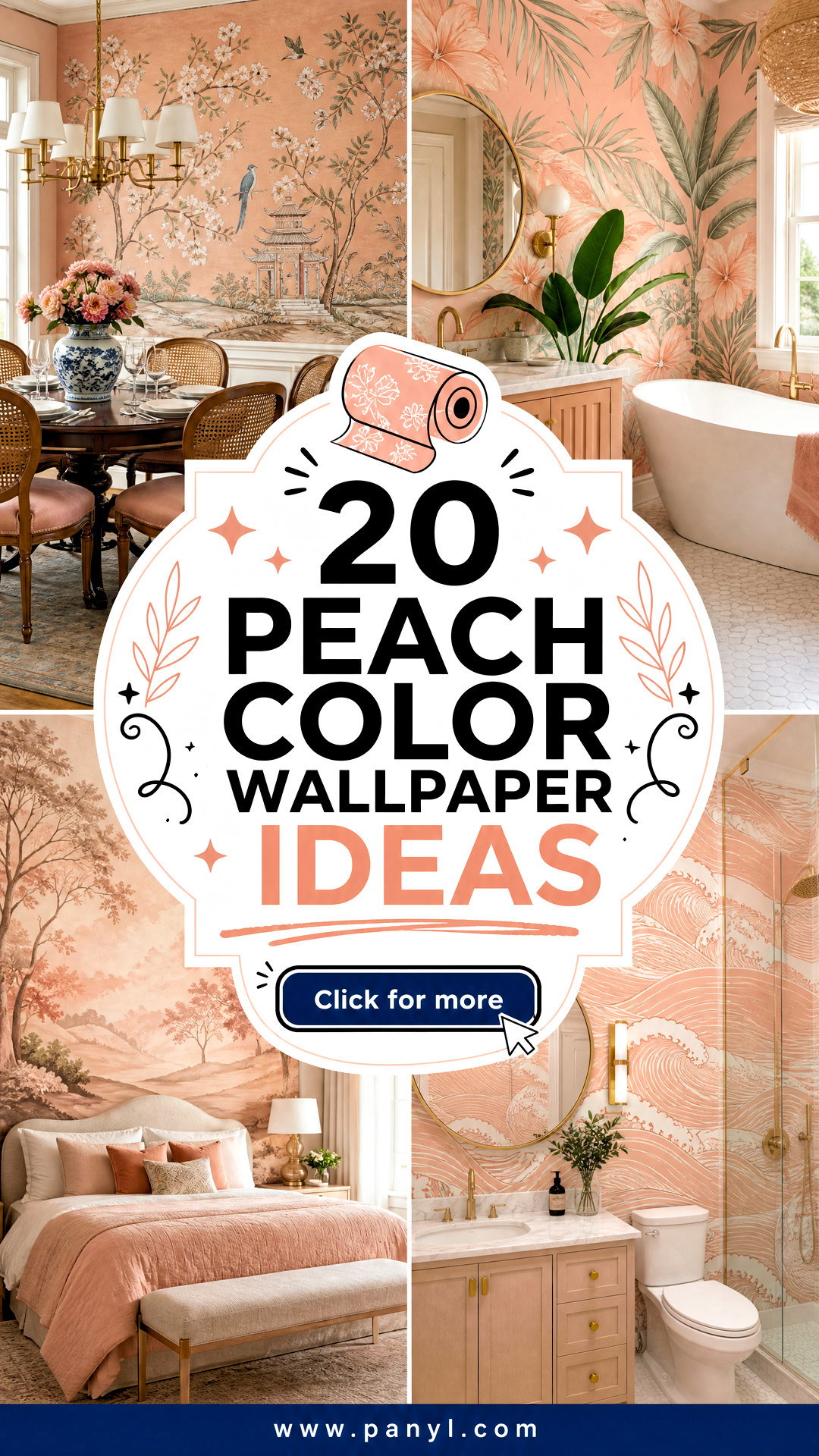 20 Peach Color Wallpaper Ideas for a Soft Dreamy Screen - 20 Peach Color Wallpaper Ideas for a Soft, Dreamy Screen