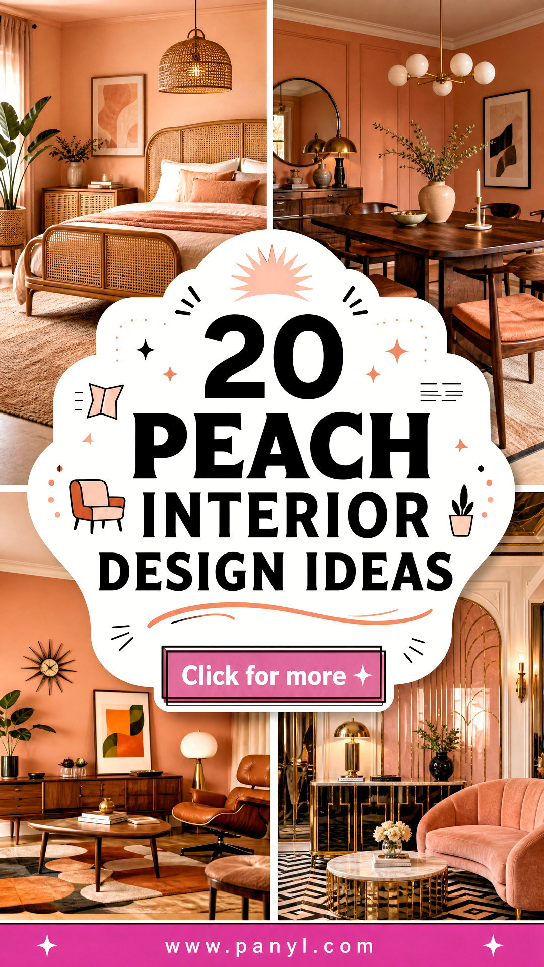 20 Peach Interior Design Ideas for a Warm Modern Home Refresh - 20 Peach Interior Design Ideas for a Warm, Modern Home Refresh