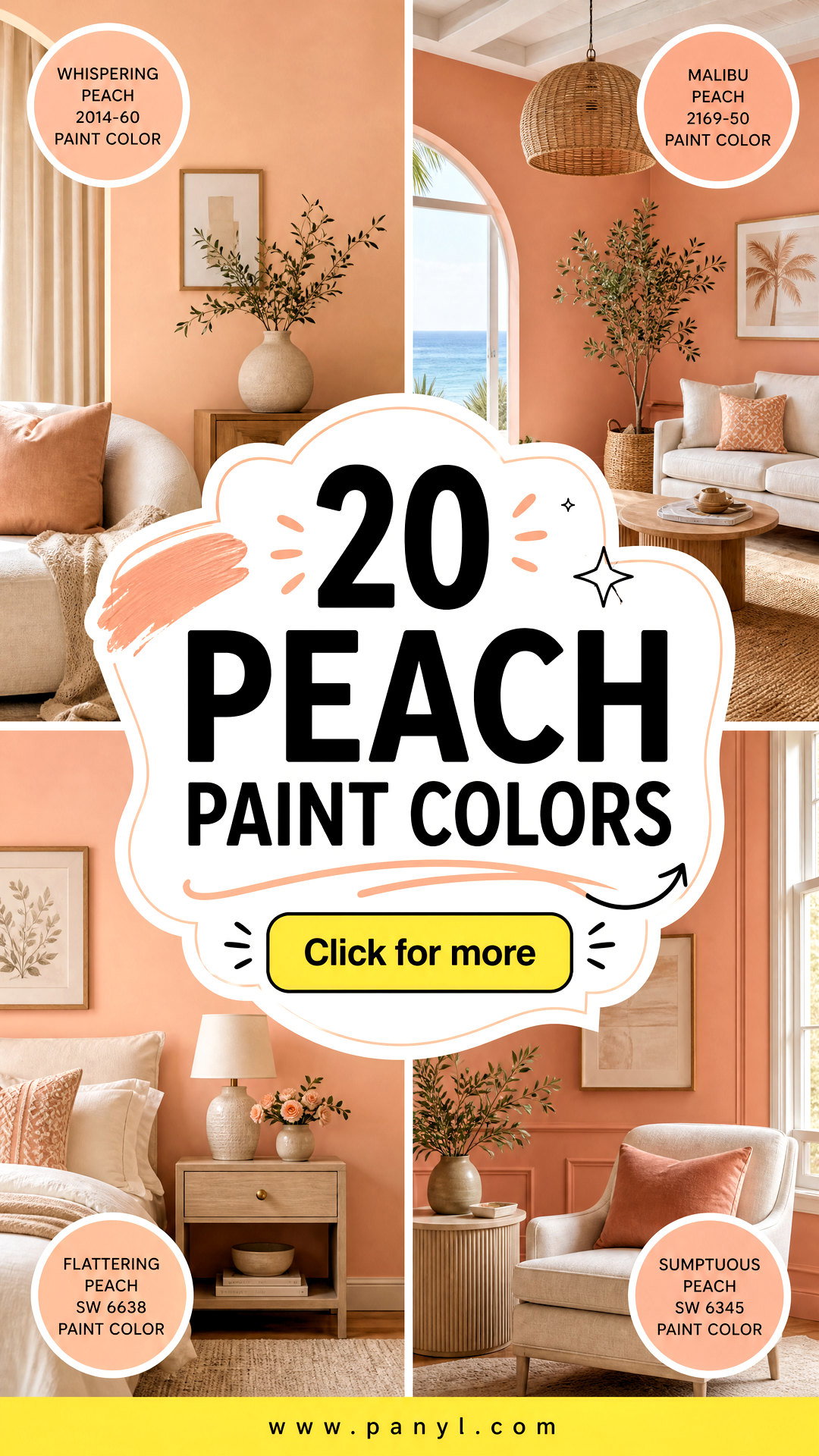 20 Peach Paint Colors for a Warm Designer-Inspired Home - 20 Peach Paint Colors for a Warm, Designer-Inspired Home