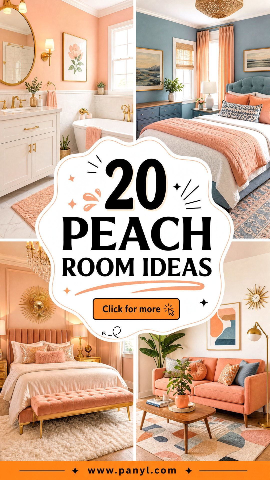 20 Peach Room Ideas for a Cozy Sun-Kissed Home Refresh - 20 Peach Room Ideas for a Cozy, Sun-Kissed Home Refresh