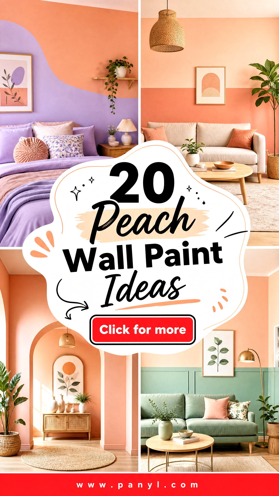 20 Peach Wall Paint Ideas for a Warm Modern Home Refresh - 20 Peach Wall Paint Ideas for a Warm, Modern Home Refresh
