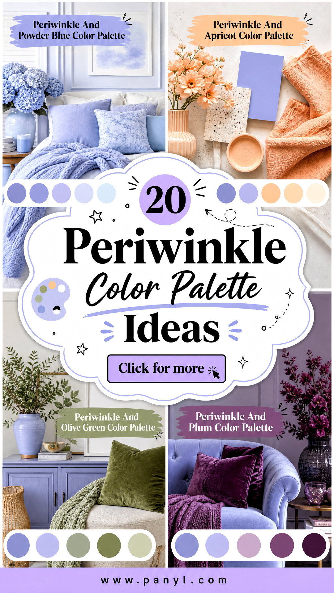 20 Periwinkle Color Palette Ideas for a Dreamy Cohesive Home - 20 Periwinkle Color Palette Ideas for a Dreamy, Cohesive Home