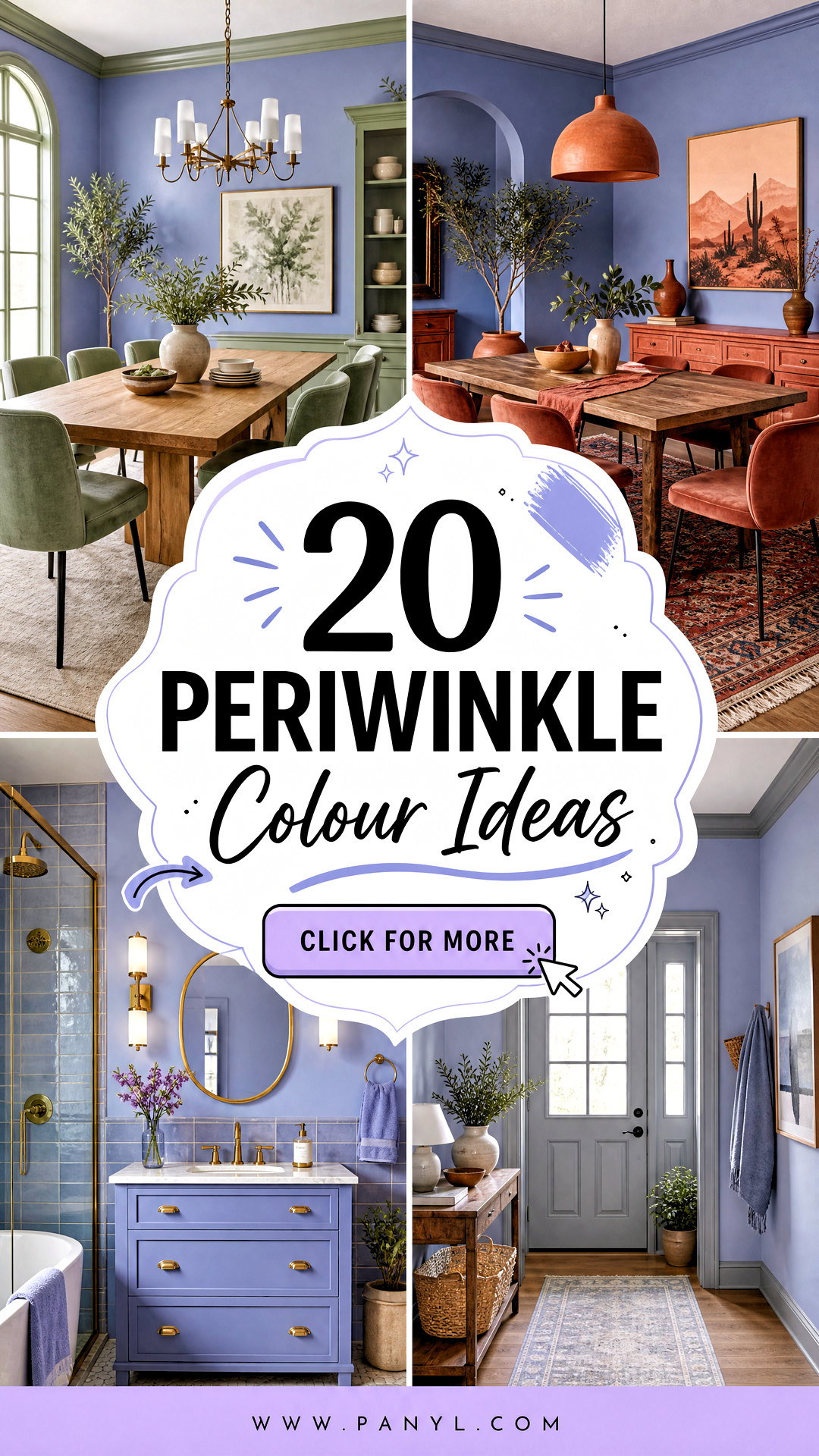 20 Periwinkle Colour Ideas for a Serene and Stylish Home - 20 Periwinkle Colour Ideas for a Serene and Stylish Home