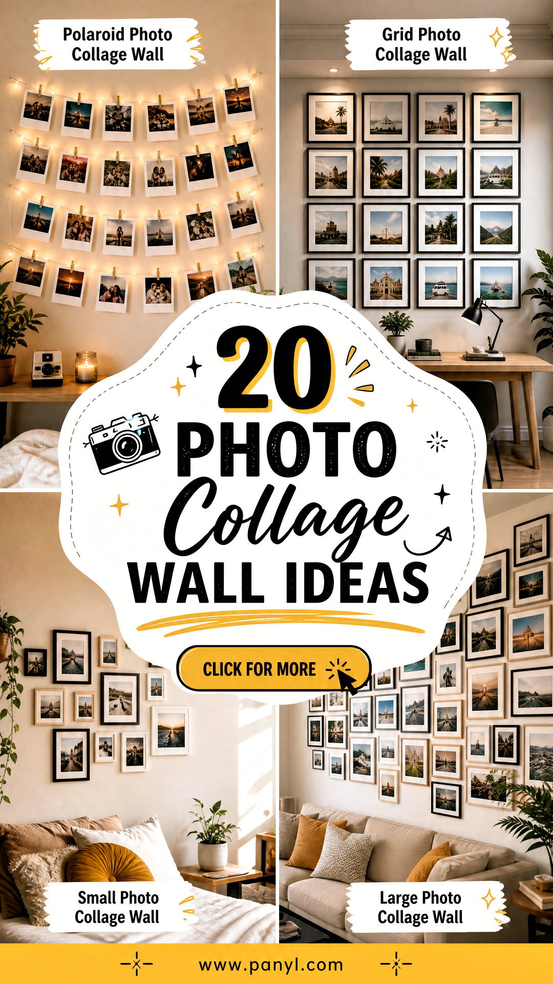 20 Photo Collage Wall Ideas for a Personal Stylish Display - 20 Photo Collage Wall Ideas for a Personal, Stylish Display