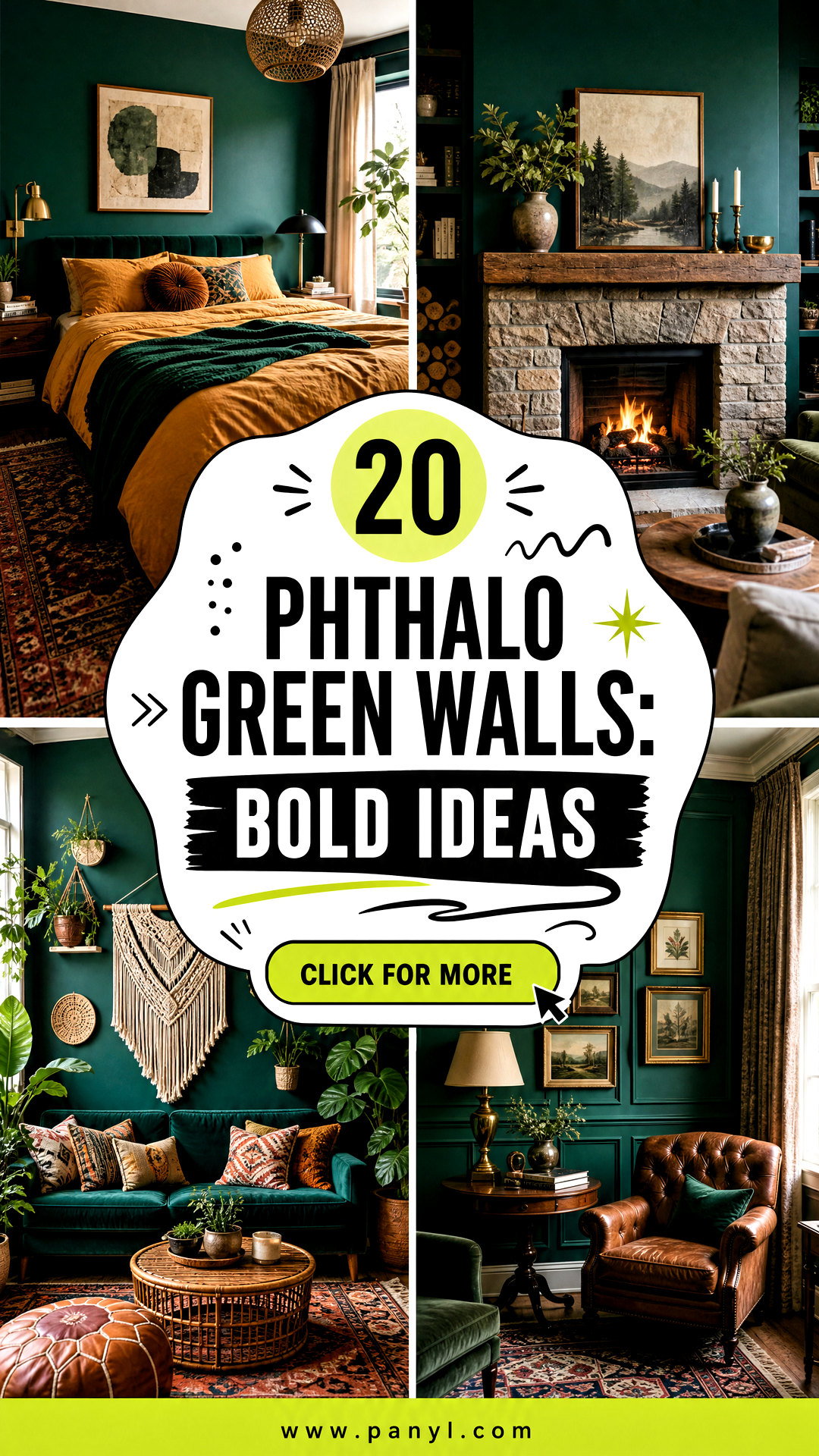 20 Phthalo Green Walls Bold Ideas for Artful Modern Rooms - 20 Phthalo Green Walls: Bold Ideas for Artful Modern Rooms