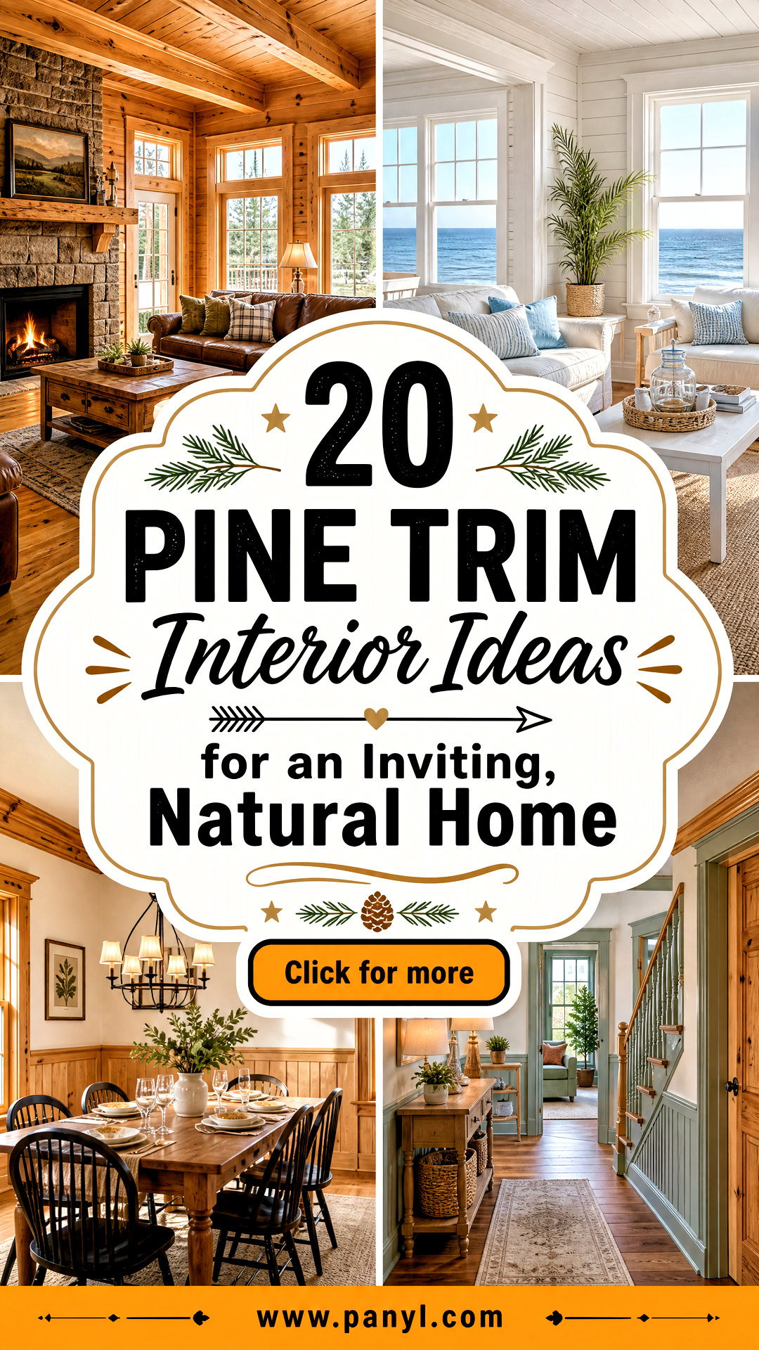 20 Pine Trim Interior Ideas for an Inviting Natural Home - 20 Pine Trim Interior Ideas for an Inviting, Natural Home