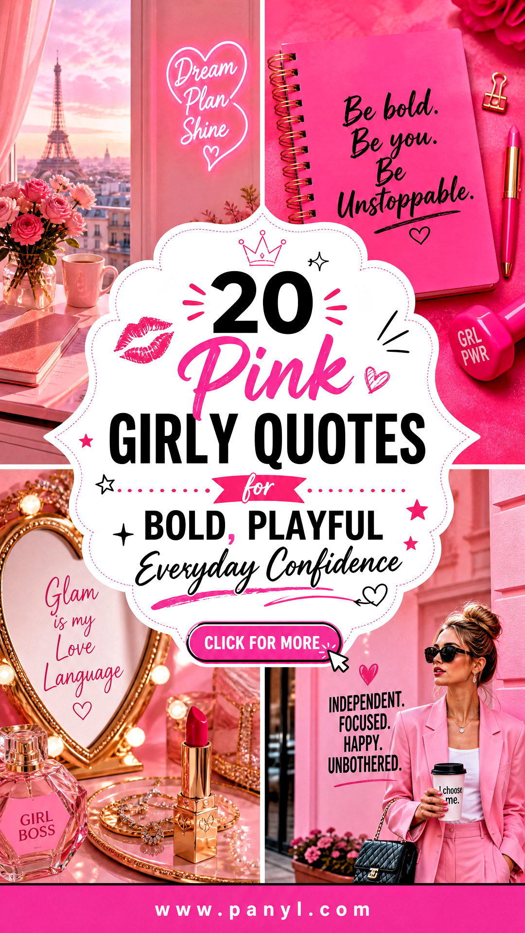20 Pink Girly Quotes for Bold Playful Everyday Confidence - 20 Pink Girly Quotes for Bold, Playful Everyday Confidence