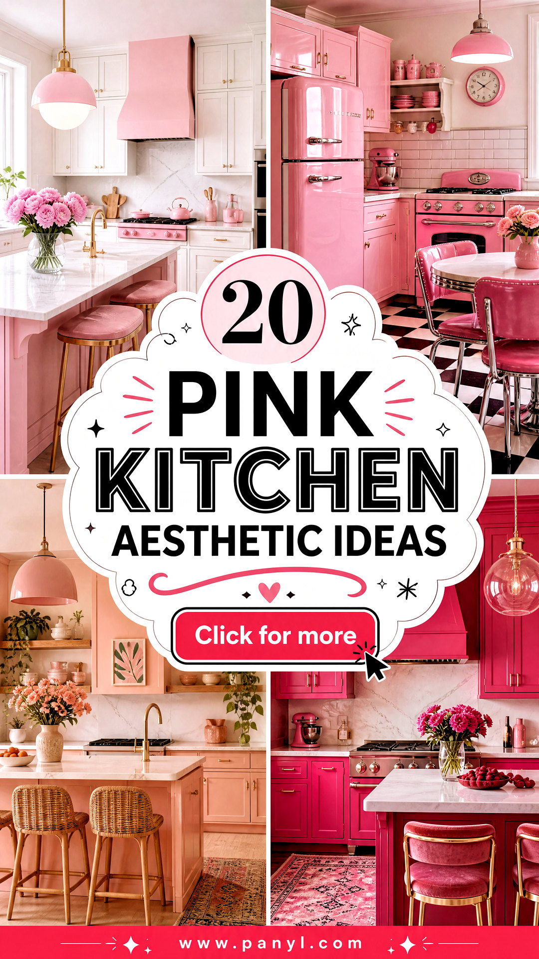 20 Pink Kitchen Aesthetic Ideas for a Dreamy Modern Look - 20 Pink Kitchen Aesthetic Ideas for a Dreamy Modern Look