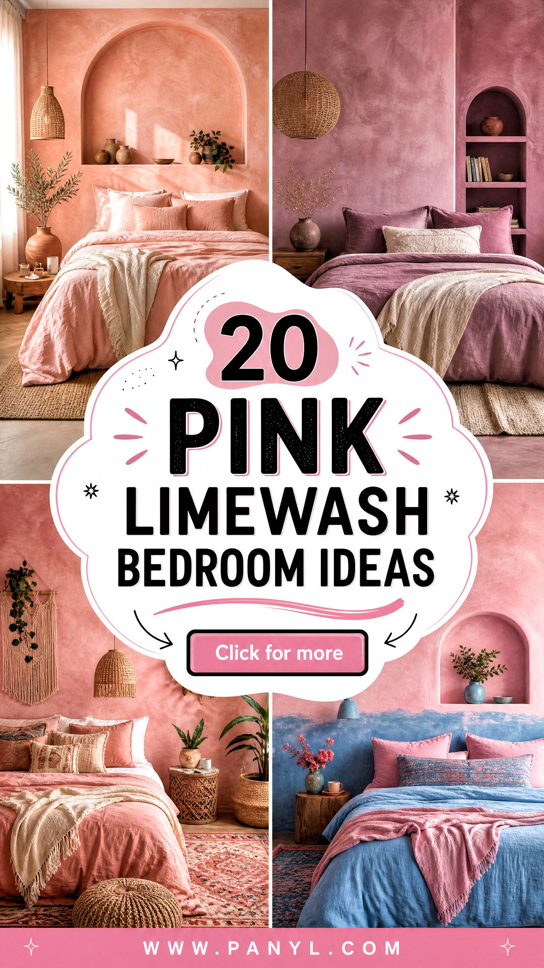 20 Pink Limewash Bedroom Ideas for Soft Romantic Style - 20 Pink Limewash Bedroom Ideas for Soft, Romantic Style