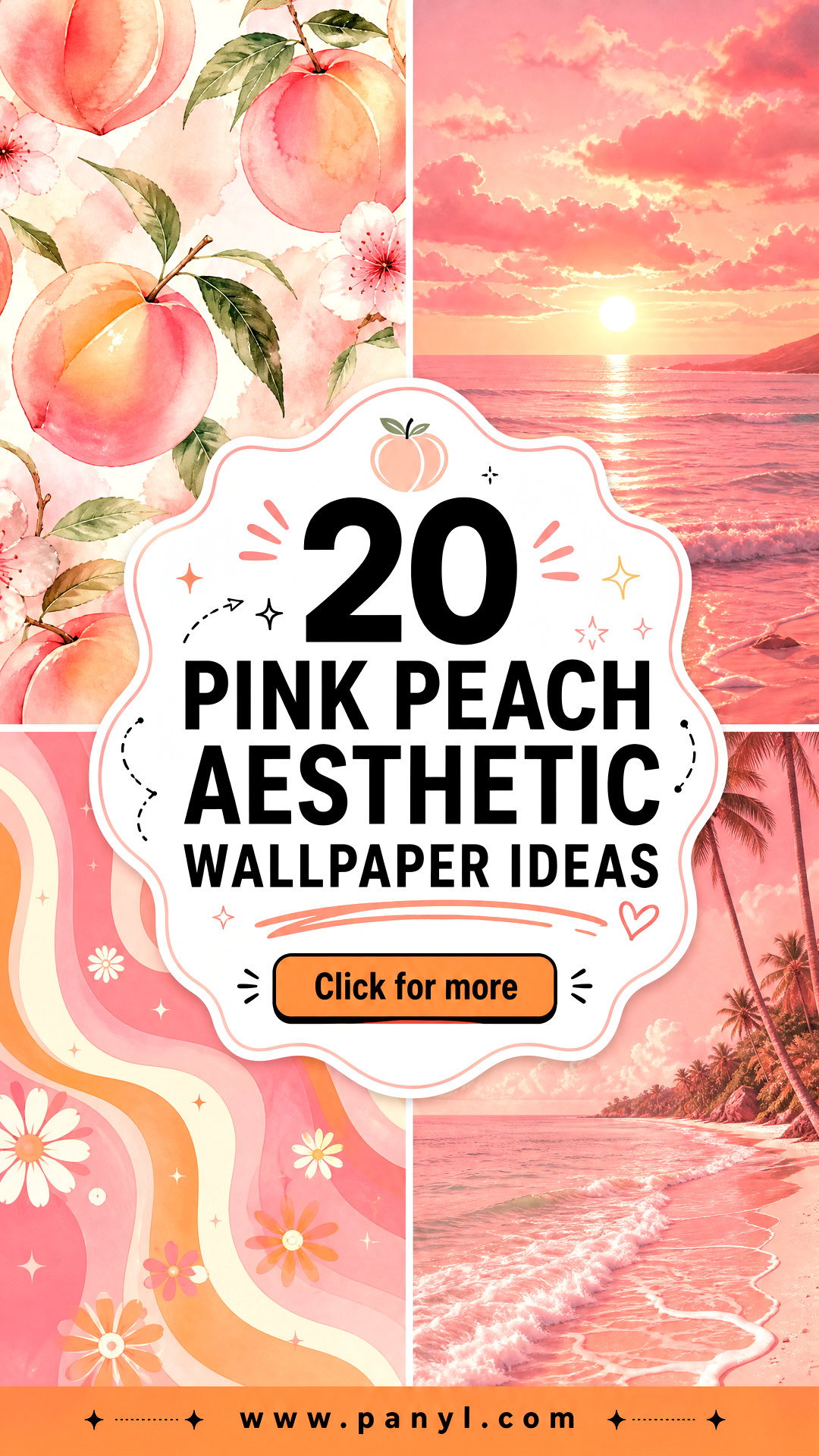 20 Pink Peach Aesthetic Wallpaper Ideas for Dreamy Screens - 20 Pink Peach Aesthetic Wallpaper Ideas for Dreamy Screens