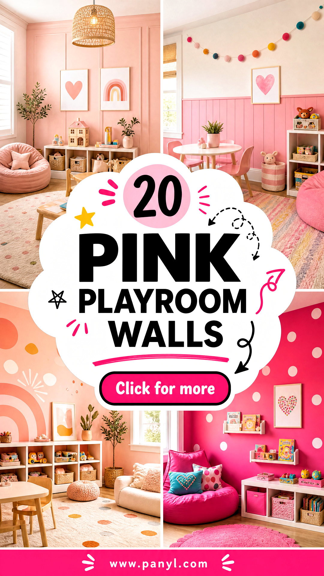 20 Pink Playroom Walls for Fun Creative Kid-Friendly Spaces - 20 Pink Playroom Walls for Fun, Creative Kid-Friendly Spaces