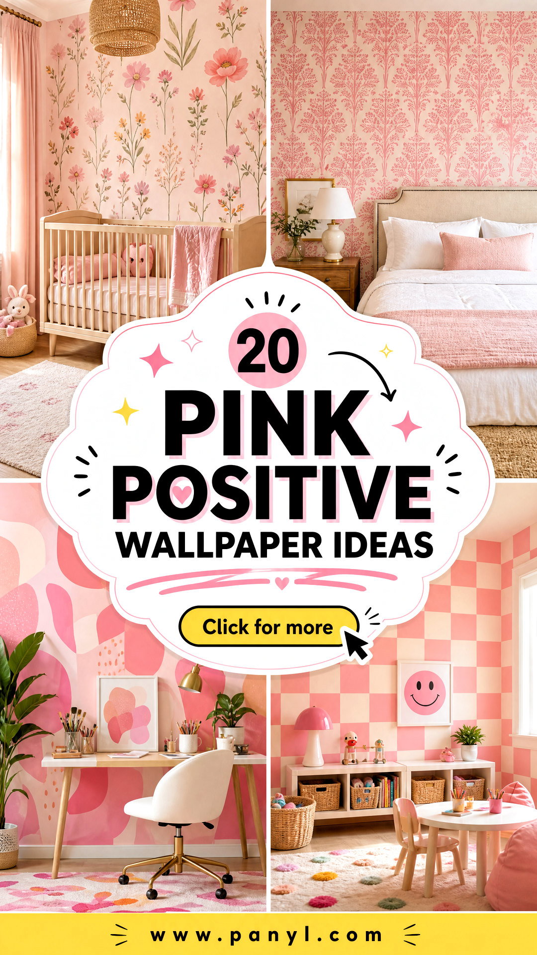 20 Pink Positive Wallpaper Ideas for an Uplifting Space - 20 Pink Positive Wallpaper Ideas for an Uplifting Space