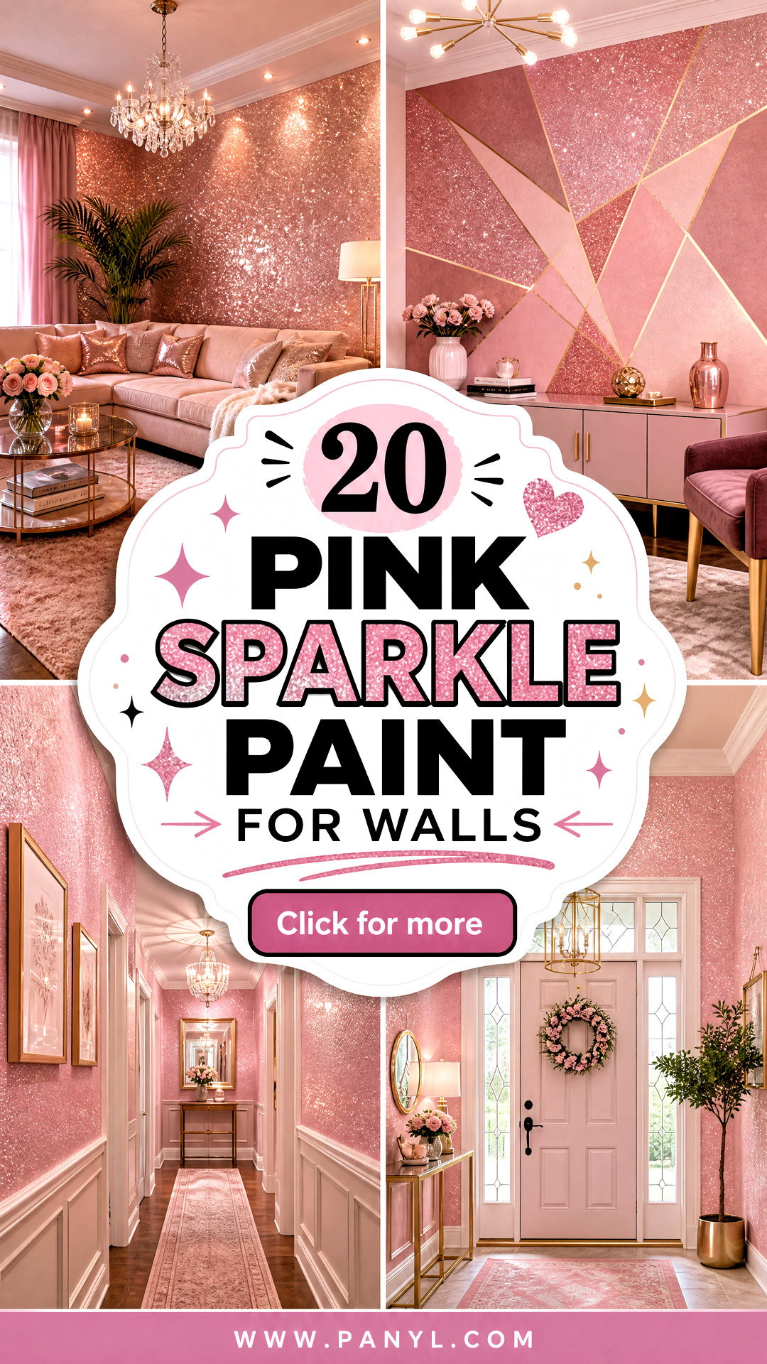 20 Pink Sparkle Paint for Walls for a Playful Glam Refresh - 20 Pink Sparkle Paint for Walls for a Playful Glam Refresh
