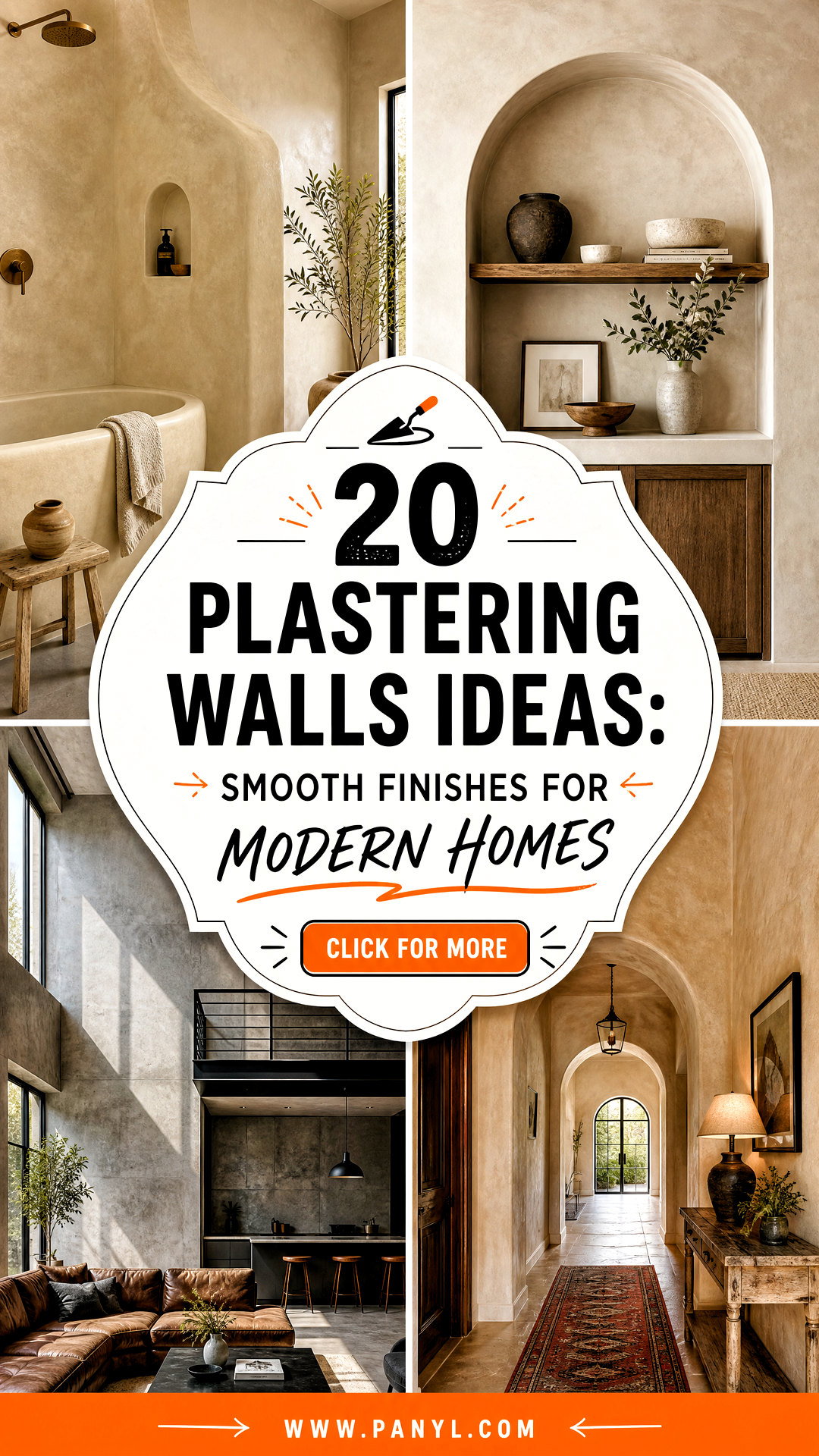 20 Plastering Walls Ideas Smooth Finishes for Modern Homes - 20 Plastering Walls Ideas: Smooth Finishes for Modern Homes