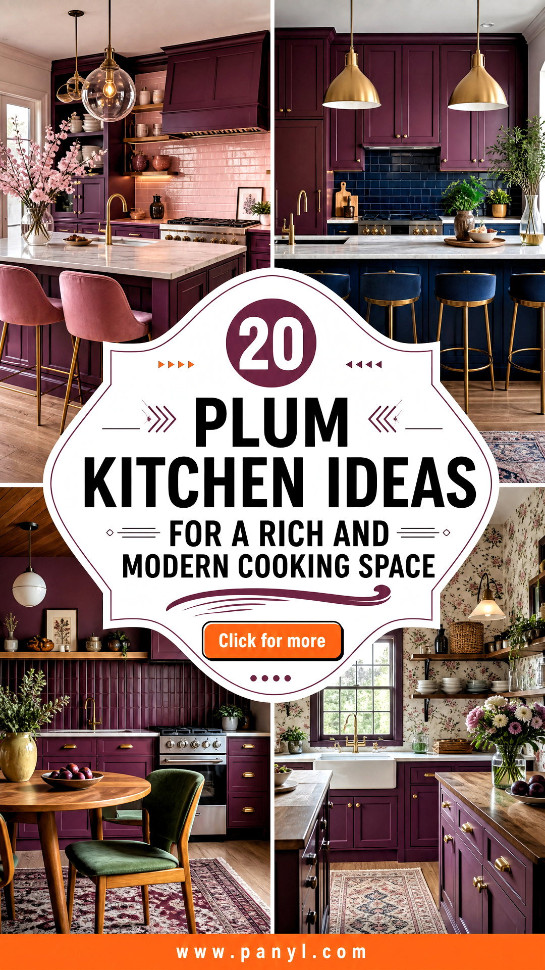 20 Plum Kitchen Ideas for a Rich and Modern Cooking Space - 20 Plum Kitchen Ideas for a Rich and Modern Cooking Space