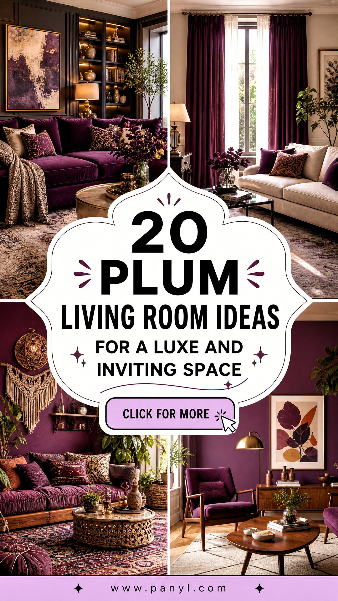 20 Plum Living Room Ideas for a Luxe and Inviting Space - 20 Plum Living Room Ideas for a Luxe and Inviting Space