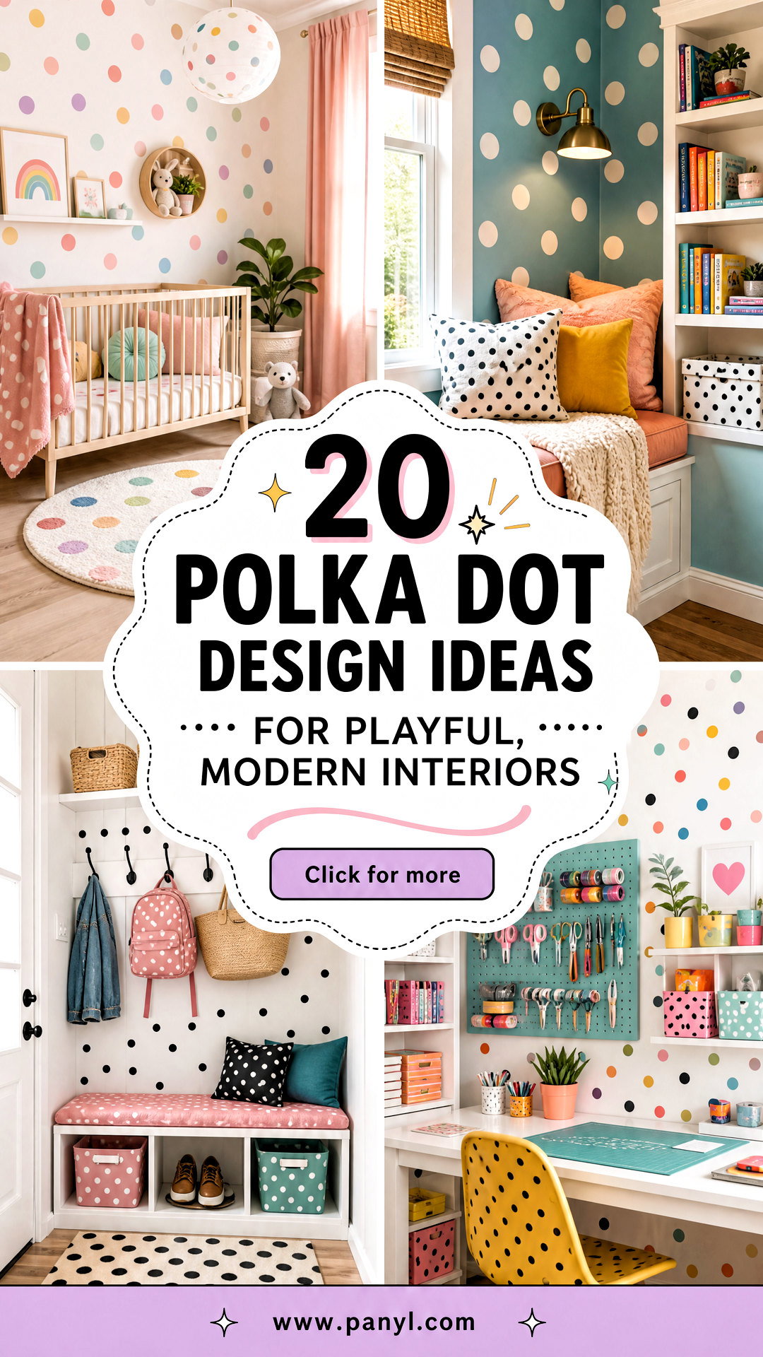 20 Polka Dot Design Ideas for Playful Modern Interiors - 20 Polka Dot Design Ideas for Playful, Modern Interiors