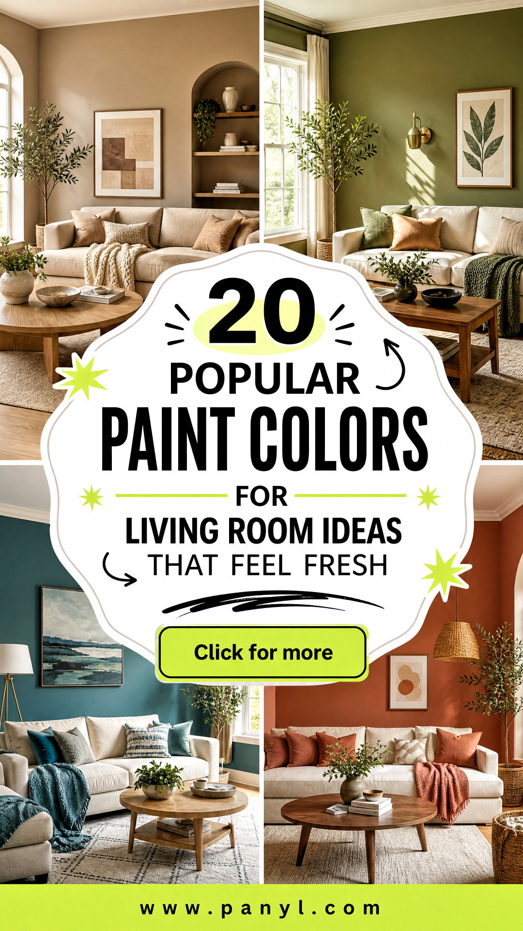 20 Popular Paint Colors for Living Room Ideas That Feel Fresh - 20 Popular Paint Colors for Living Room Ideas That Feel Fresh