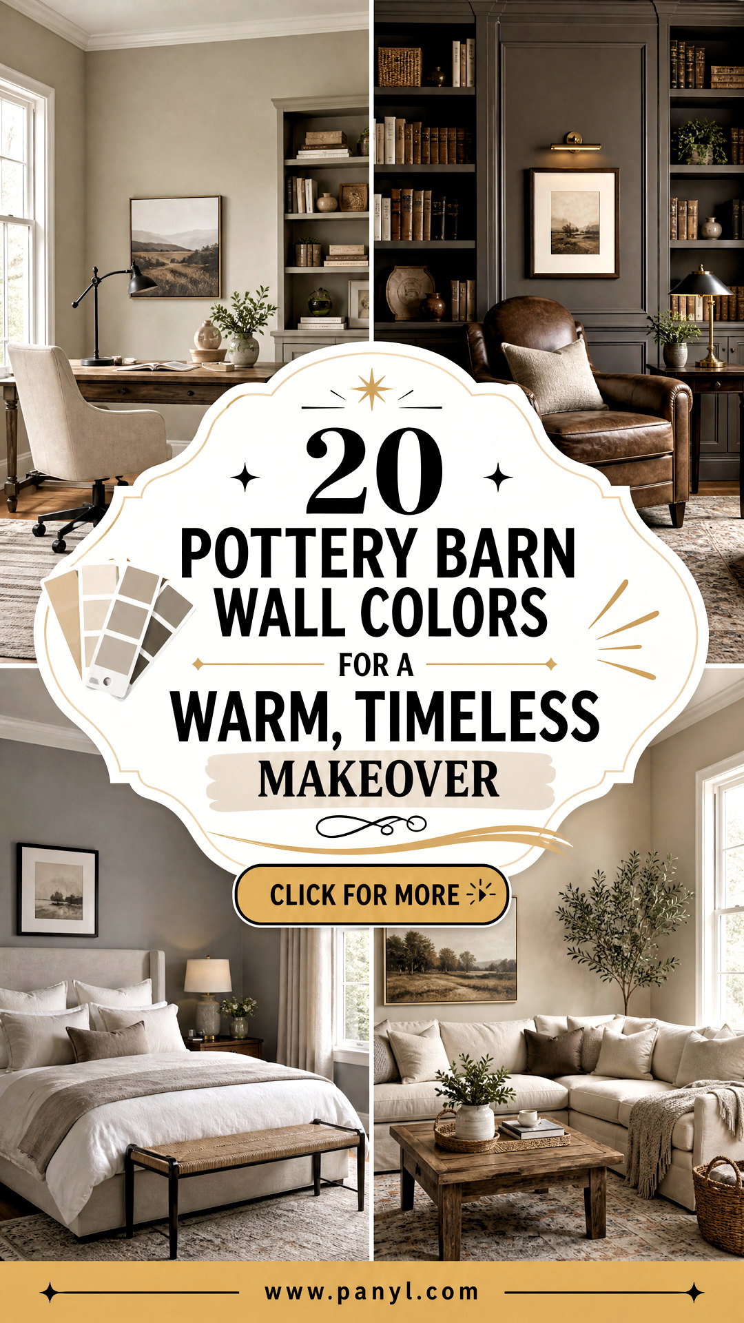 20 Pottery Barn Wall Colors for a Warm Timeless Makeover - 20 Pottery Barn Wall Colors for a Warm, Timeless Makeover