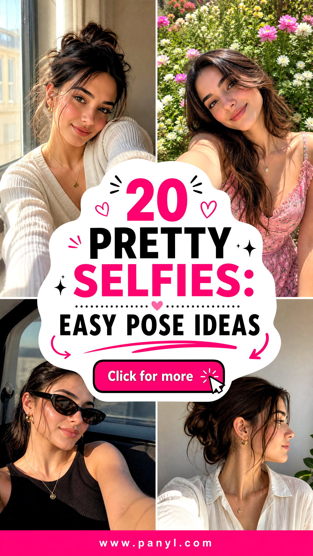 20 Pretty Selfies Easy Pose Ideas for Scroll-Stopping Shots - 20 Pretty Selfies: Easy Pose Ideas for Scroll-Stopping Shots