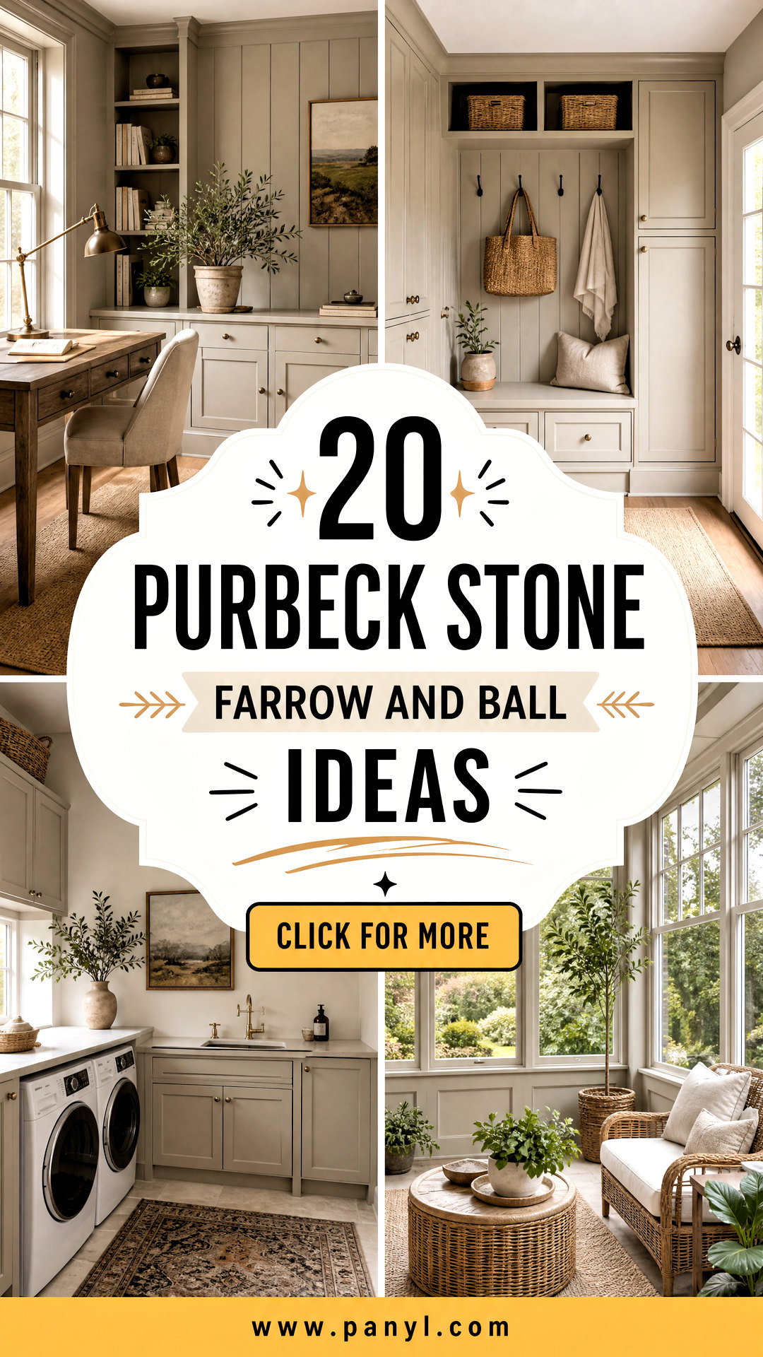 20 Purbeck Stone Farrow and Ball Ideas for Timeless Cozy Rooms - 20 Purbeck Stone Farrow and Ball Ideas for Timeless, Cozy Rooms