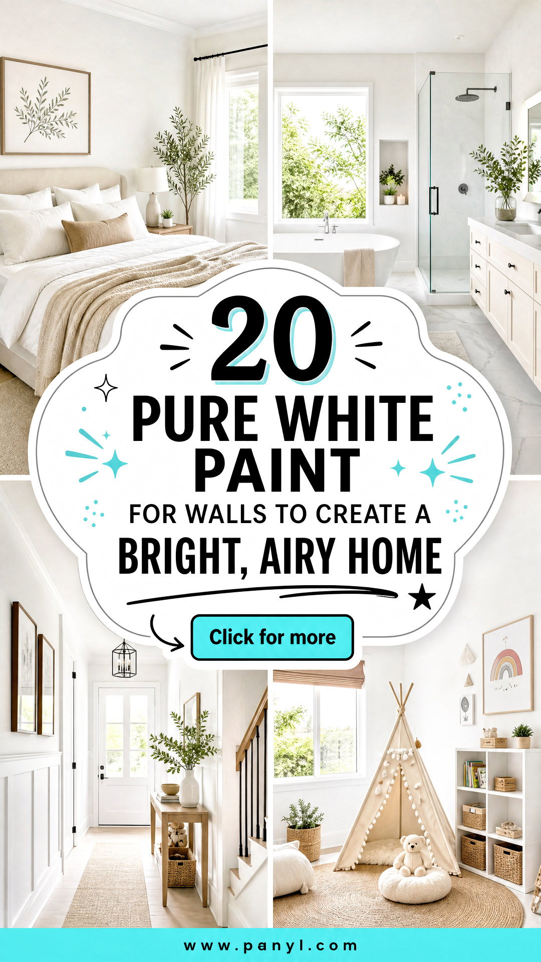 20 Pure White Paint for Walls to Create a Bright Airy Home - 20 Pure White Paint for Walls to Create a Bright, Airy Home