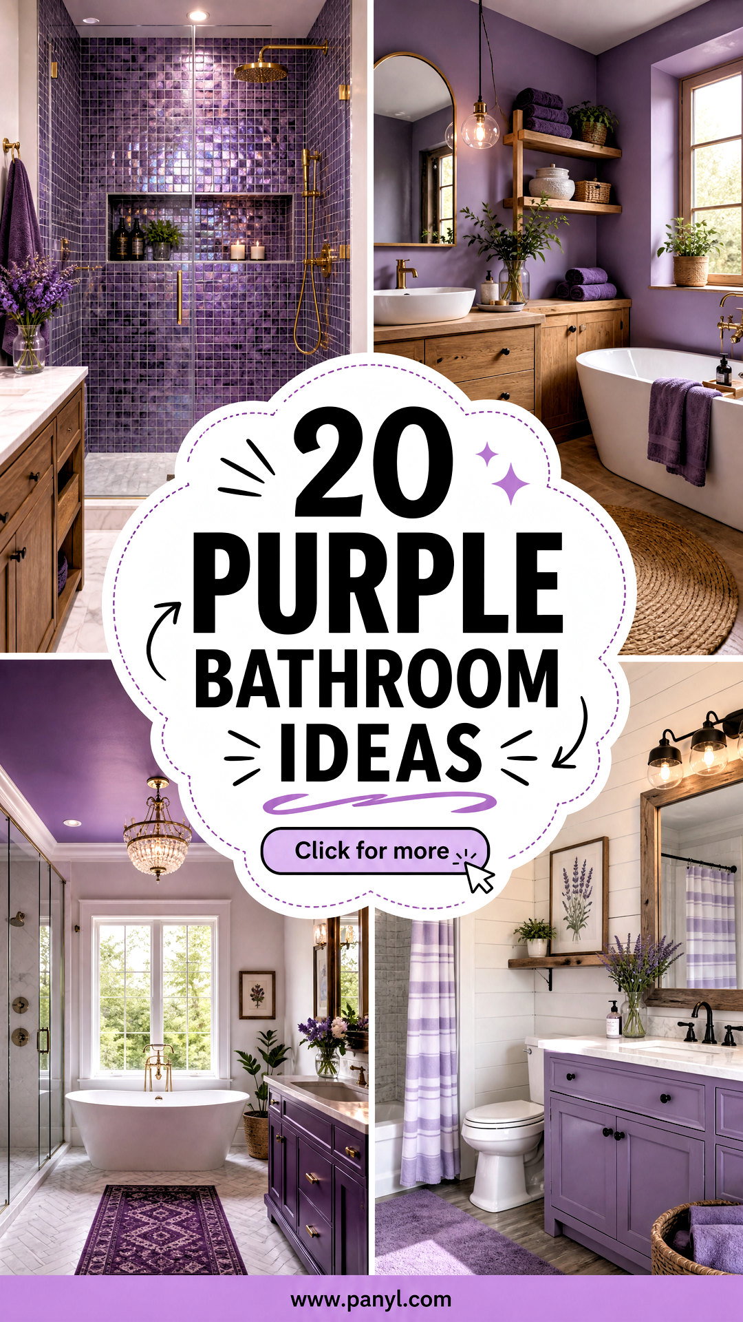 20 Purple Bathroom Ideas for a Bold Spa-Like Escape at Home - 20 Purple Bathroom Ideas for a Bold, Spa-Like Escape at Home