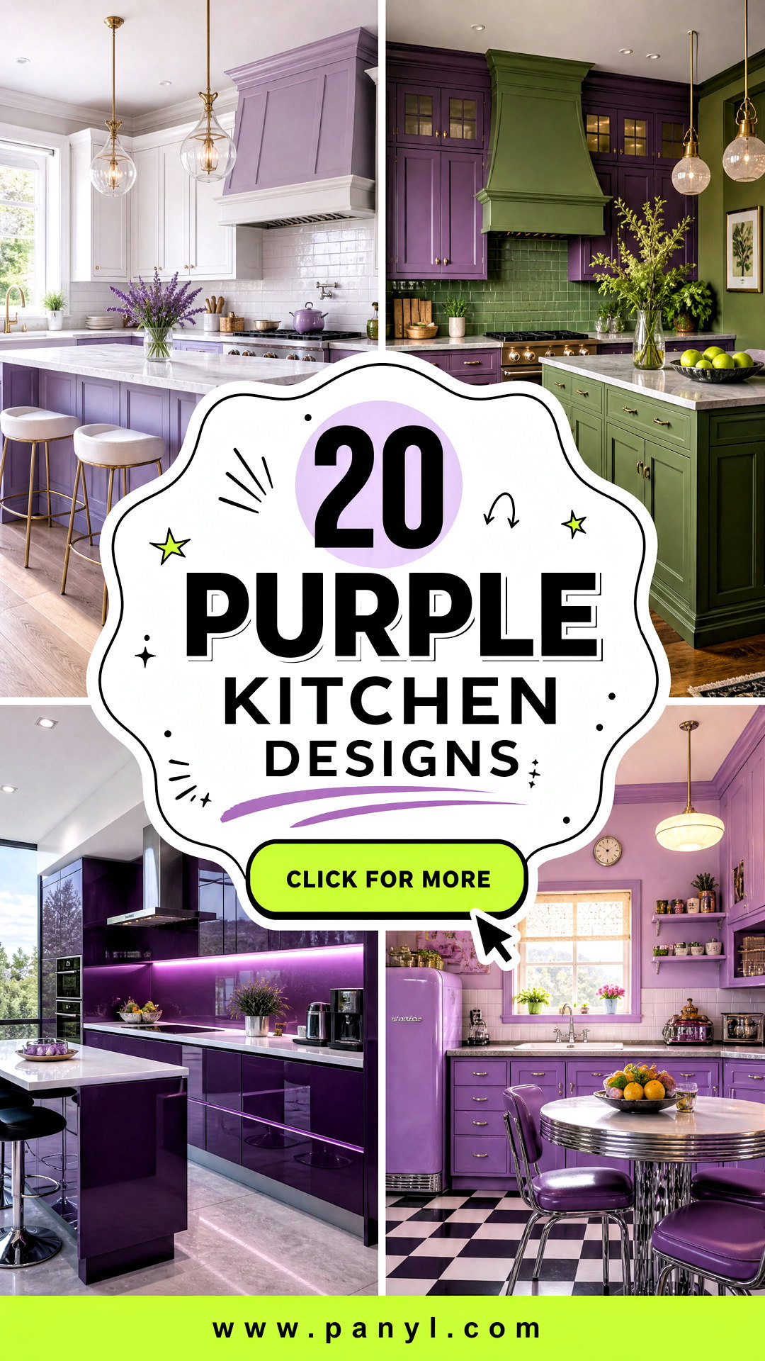 20 Purple Kitchen Designs for a Chic Creative Refresh - 20 Purple Kitchen Designs for a Chic, Creative Refresh