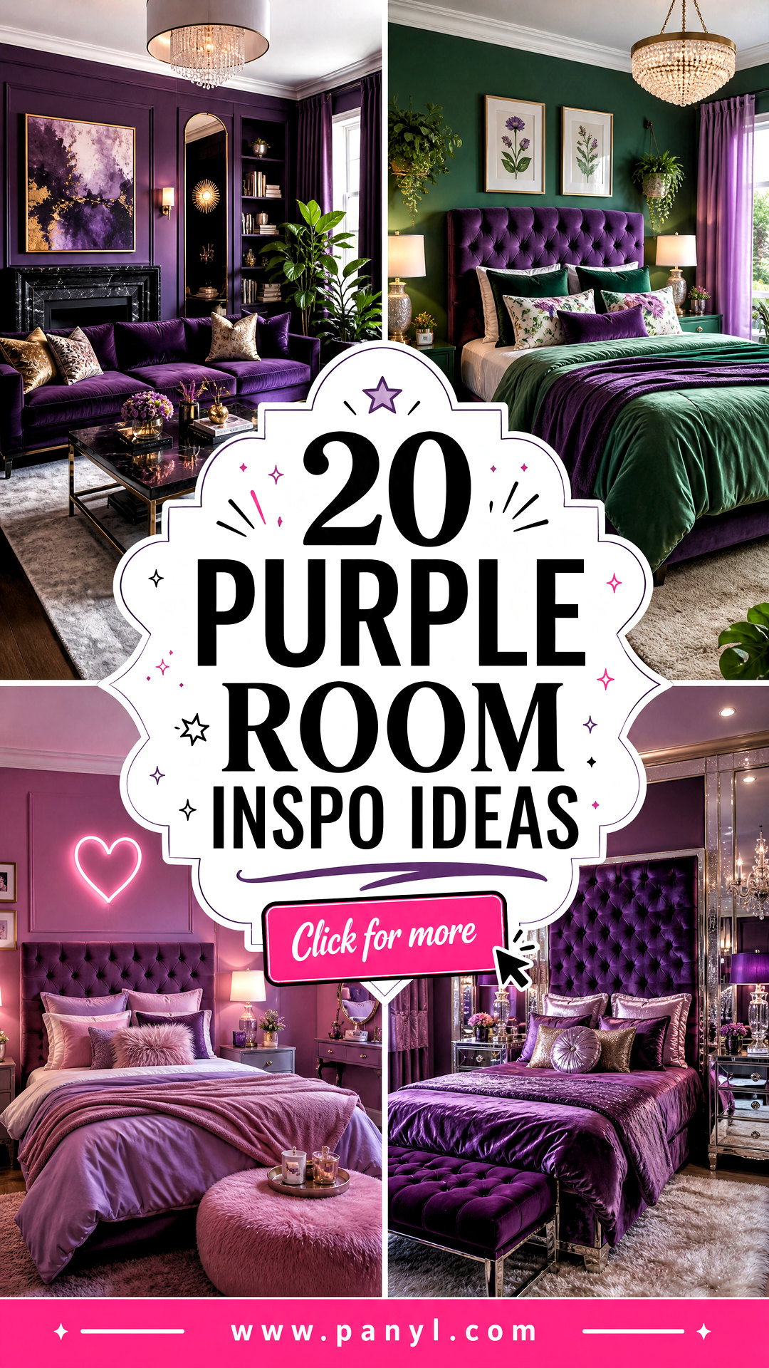 20 Purple Room Inspo Ideas for a Dreamy Designer Look - 20 Purple Room Inspo Ideas for a Dreamy Designer Look