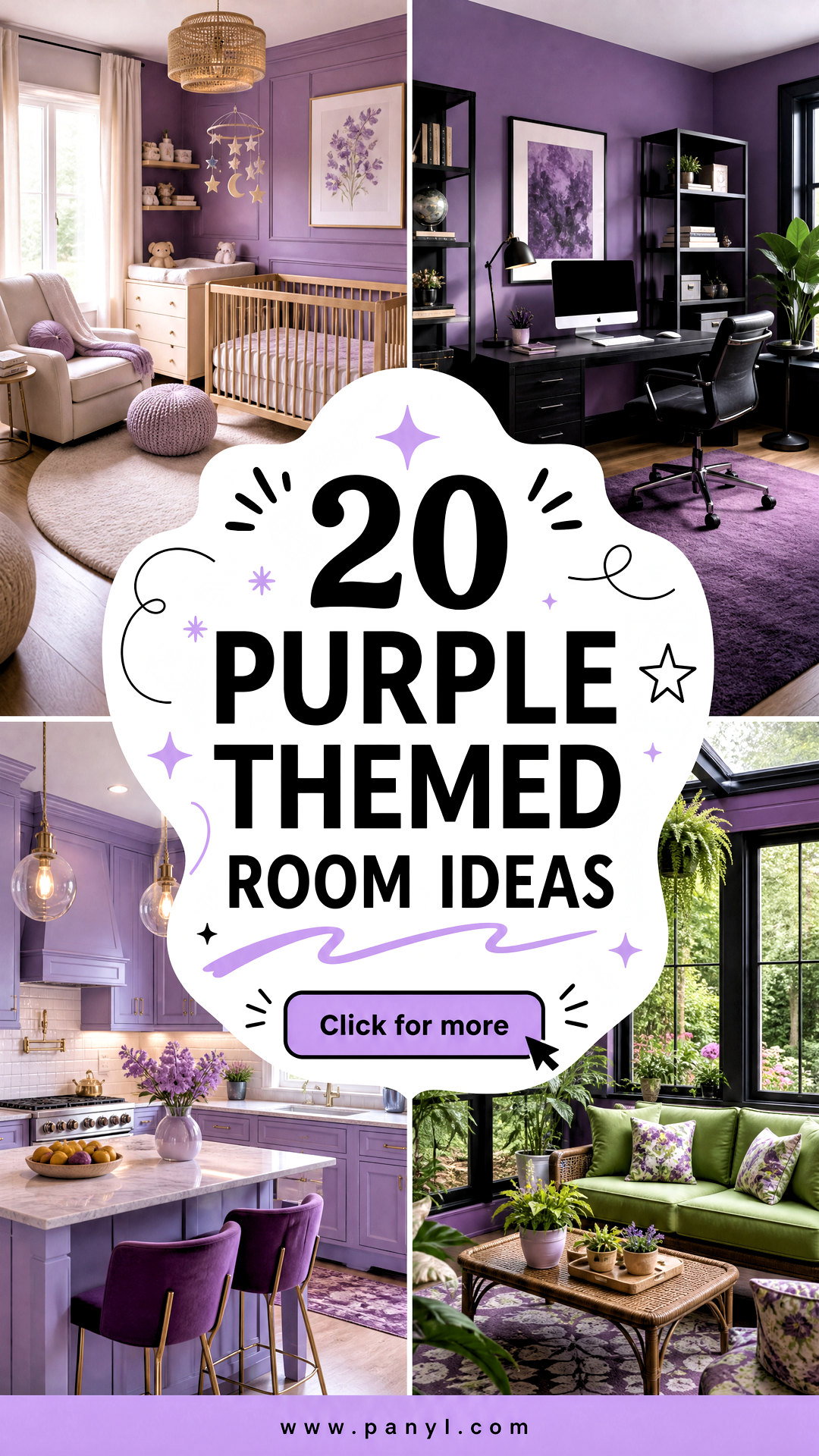 20 Purple Themed Room Ideas for a Dreamy Modern Escape - 20 Purple Themed Room Ideas for a Dreamy Modern Escape