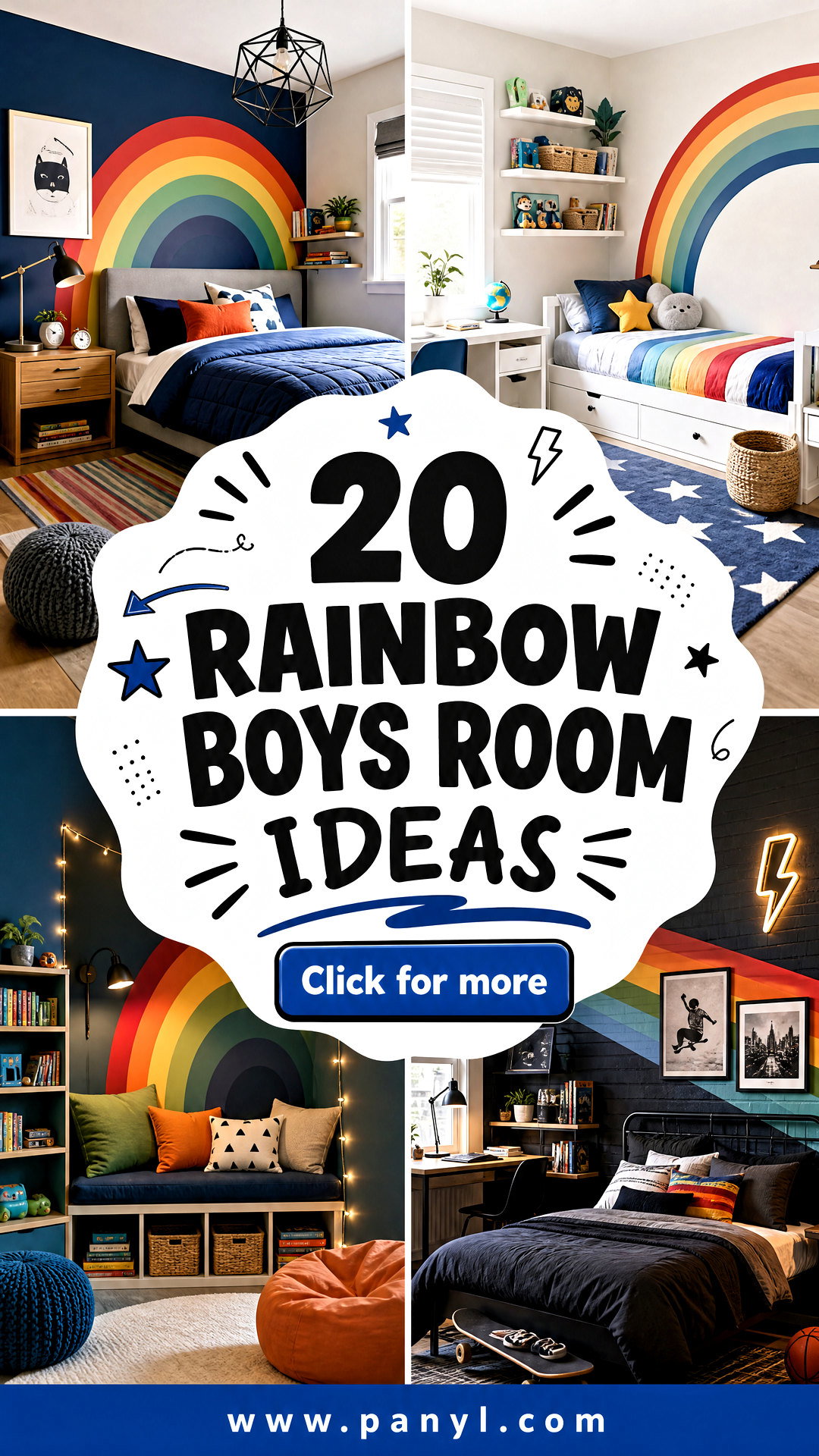 20 Rainbow Boys Room Ideas That Feel Bright and Playful - 20 Rainbow Boys Room Ideas That Feel Bright and Playful